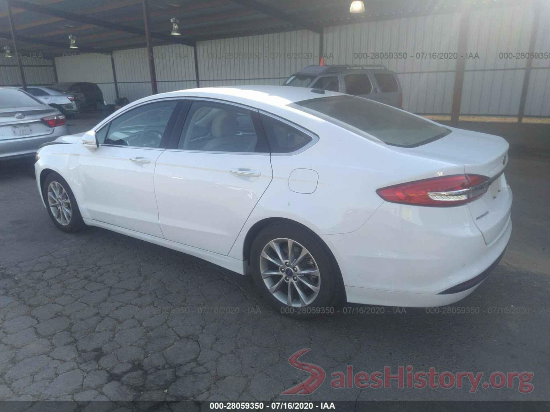 3FA6P0HD9HR399537 2017 FORD FUSION