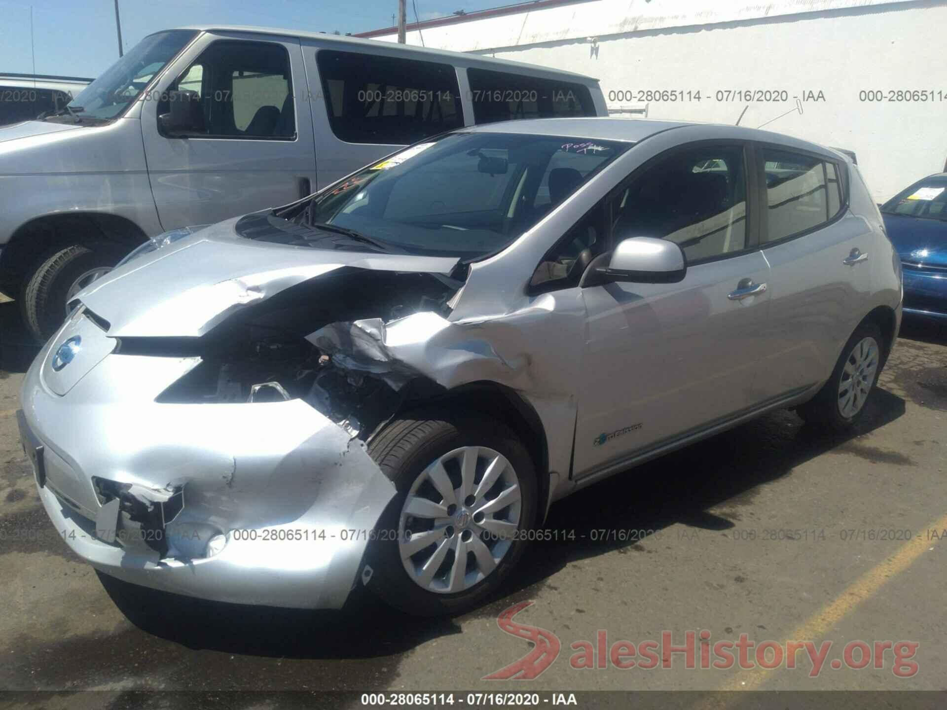 1N4AZ0CP9FC334723 2015 NISSAN LEAF