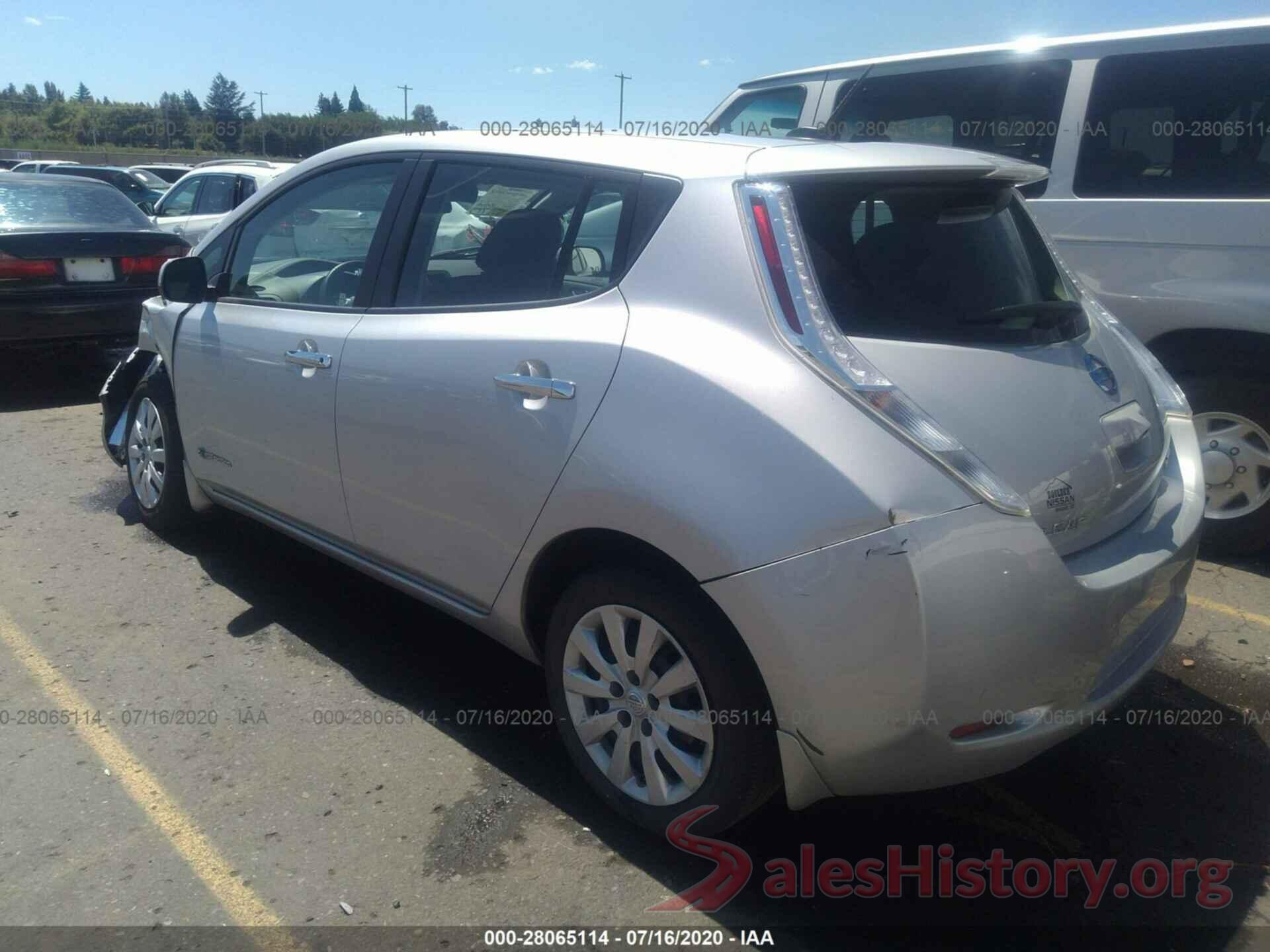 1N4AZ0CP9FC334723 2015 NISSAN LEAF