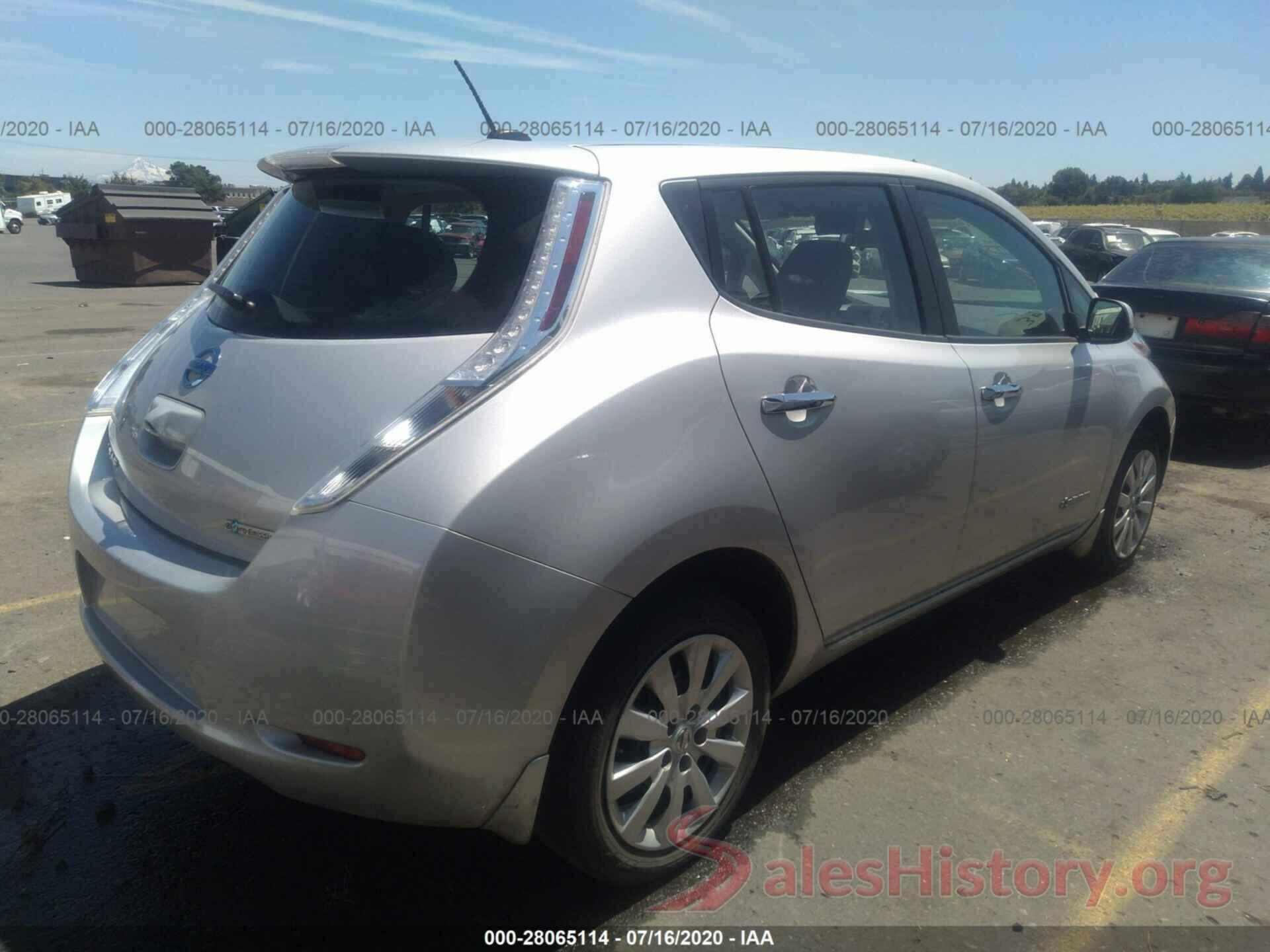 1N4AZ0CP9FC334723 2015 NISSAN LEAF