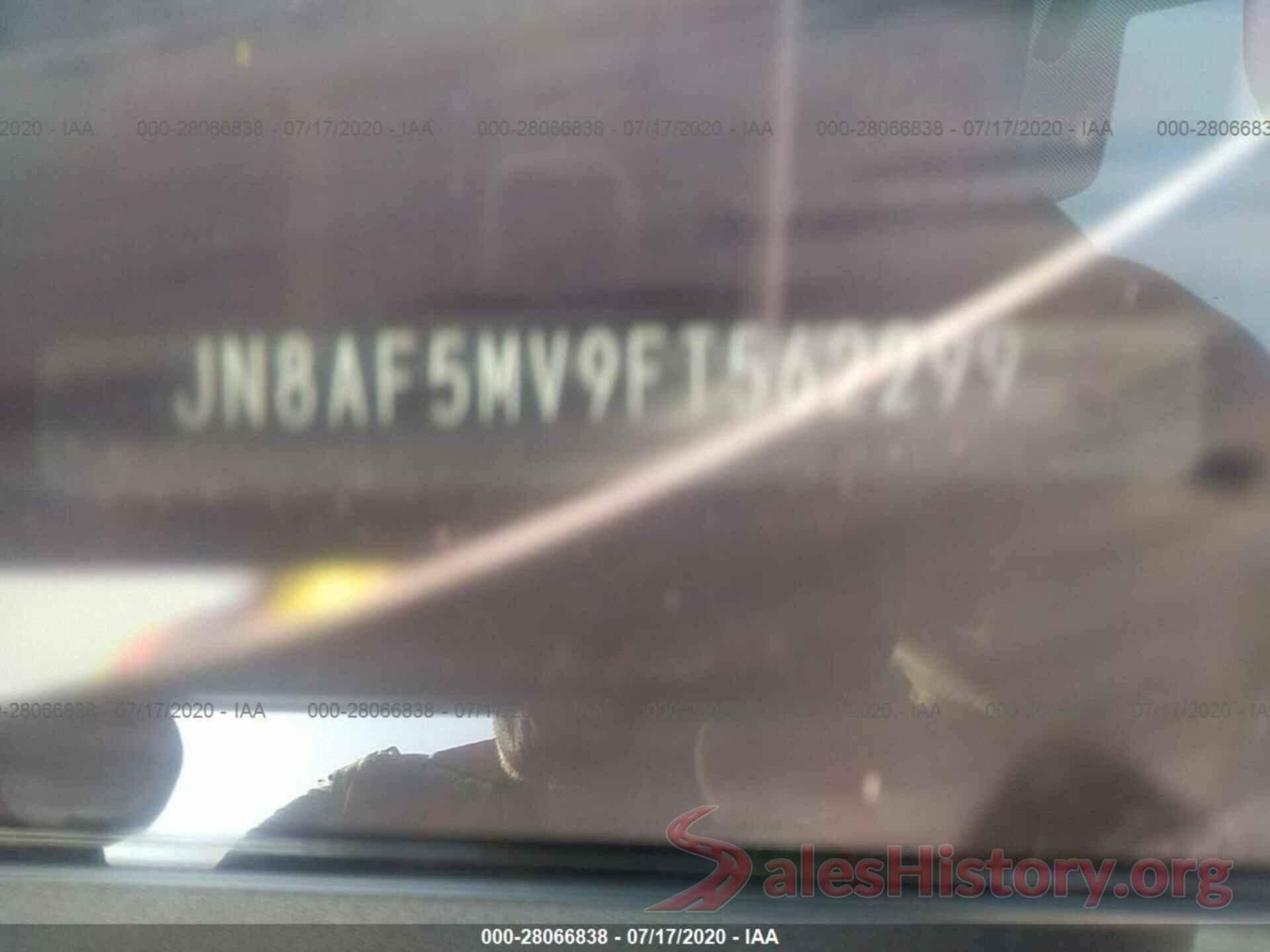 JN8AF5MV9FT562299 2015 NISSAN JUKE