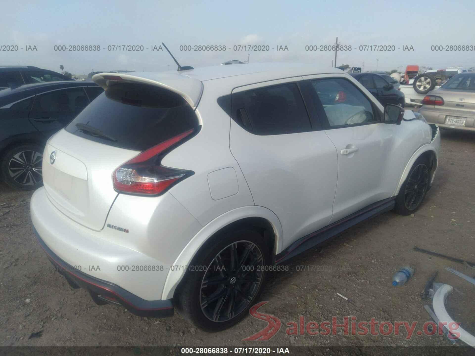 JN8AF5MV9FT562299 2015 NISSAN JUKE