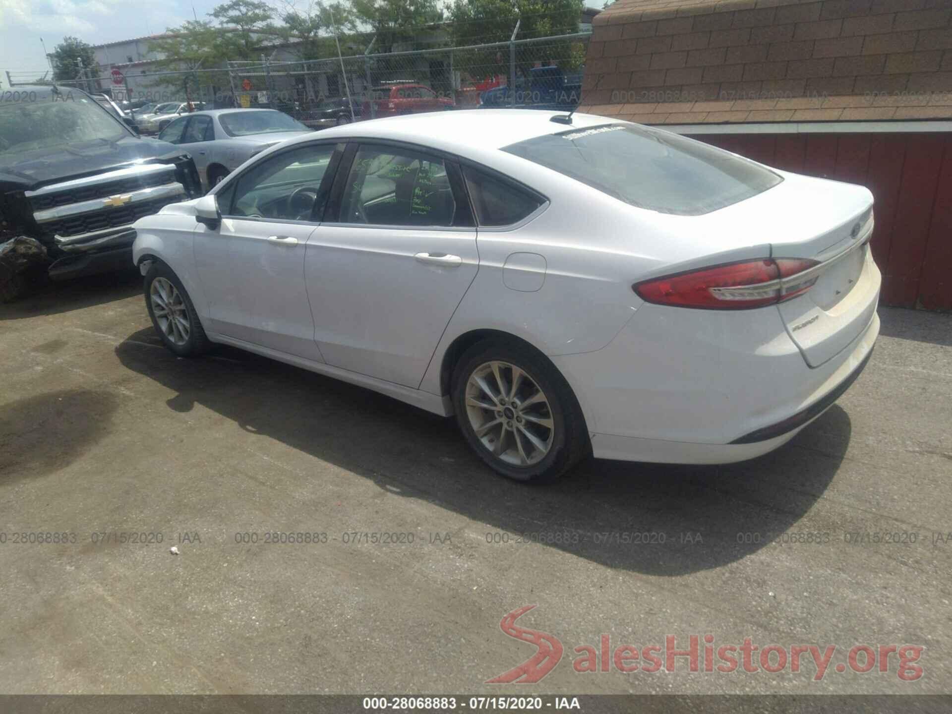 3FA6P0H7XHR149184 2017 FORD FUSION