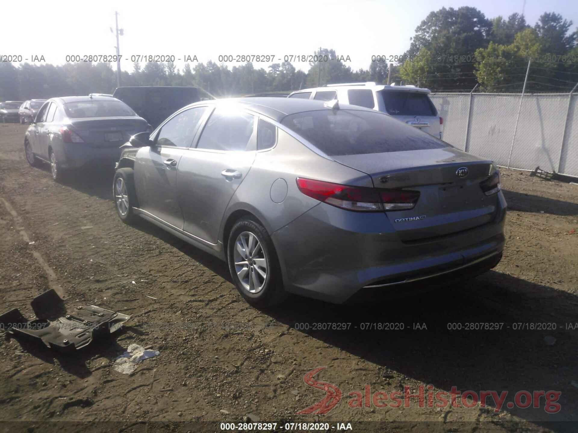 5XXGT4L30GG104578 2016 KIA Optima