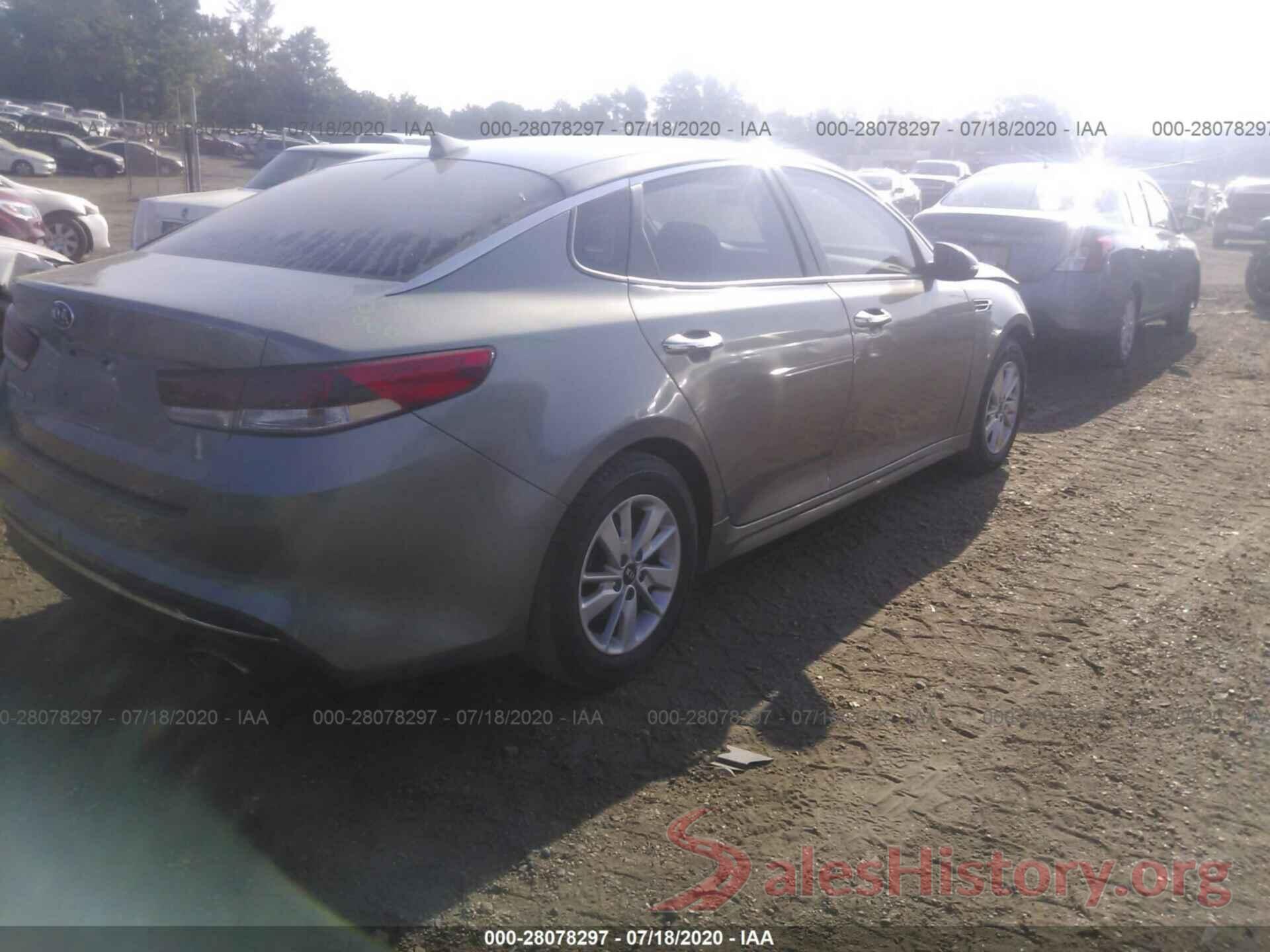 5XXGT4L30GG104578 2016 KIA Optima