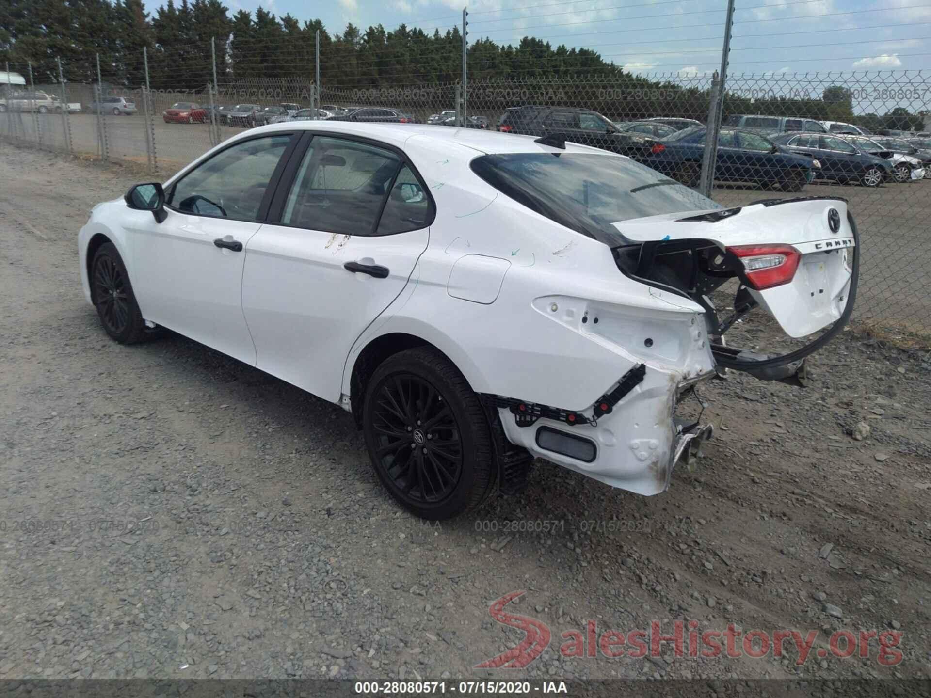 4T1G11AK9LU309153 2020 TOYOTA CAMRY