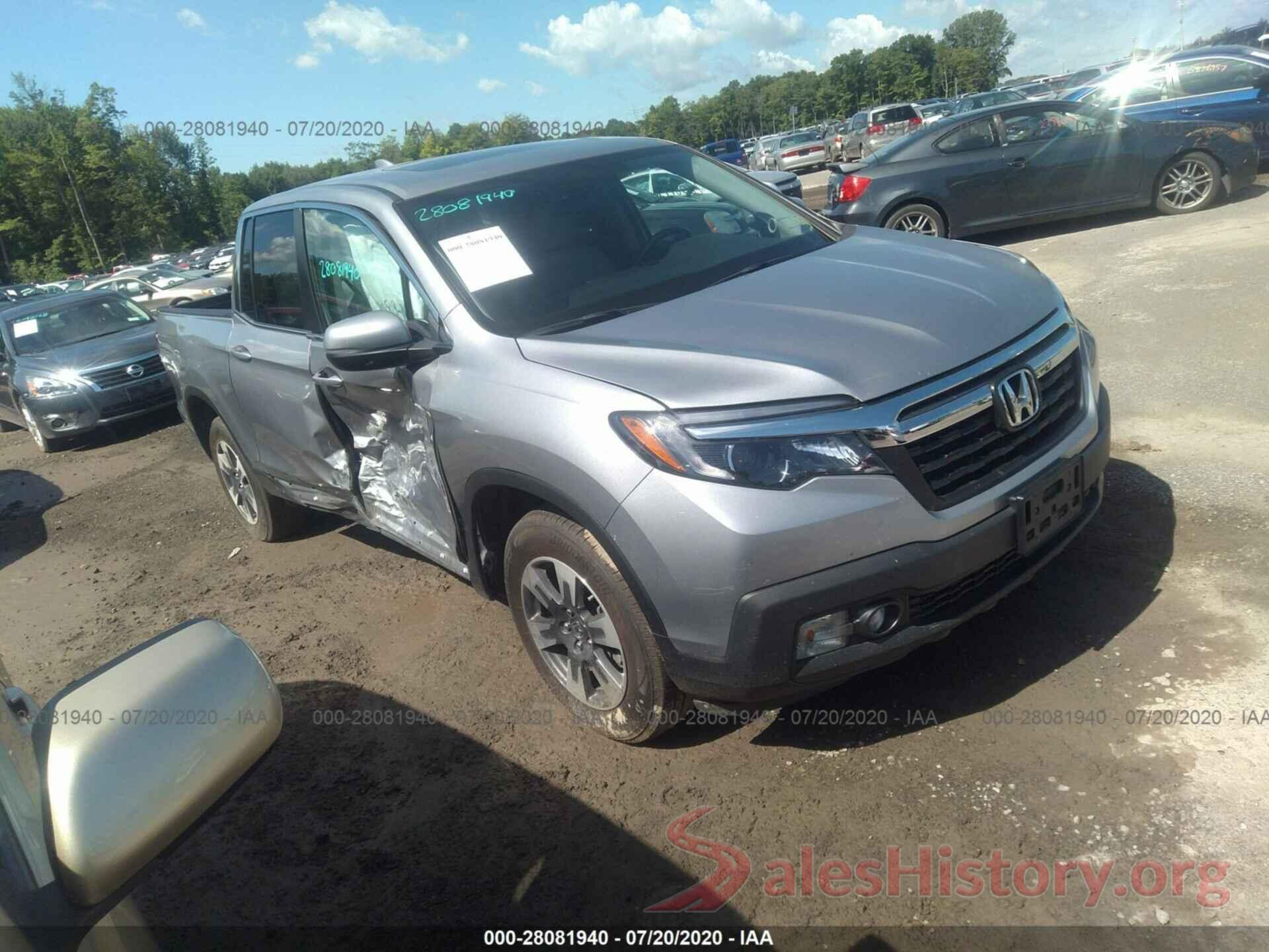 5FPYK3F55KB016949 2019 HONDA RIDGELINE