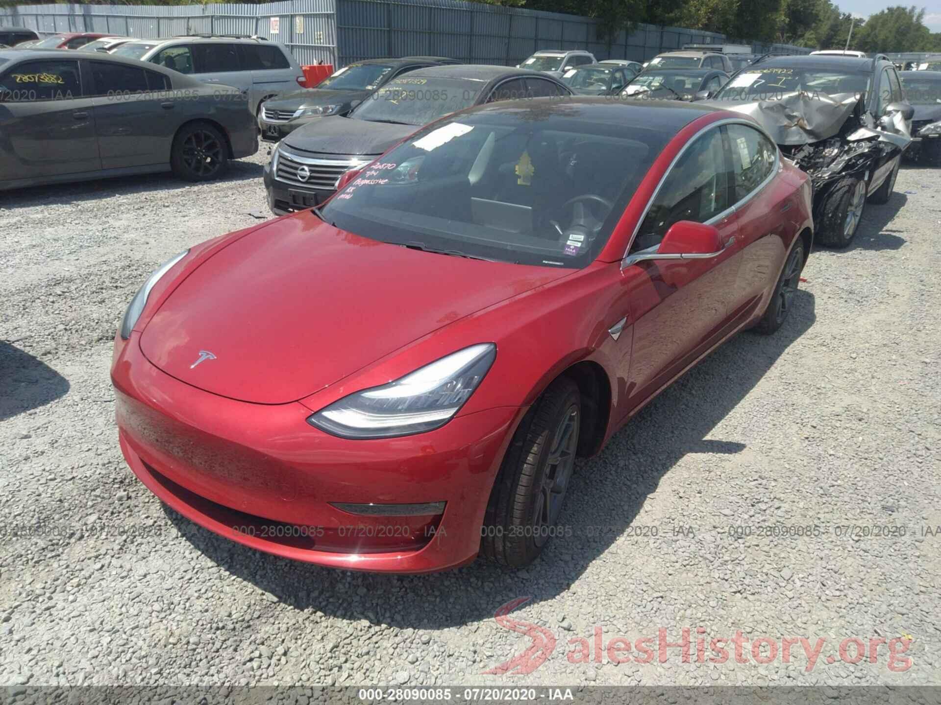 5YJ3E1EAXJF153820 2018 Tesla Model 3