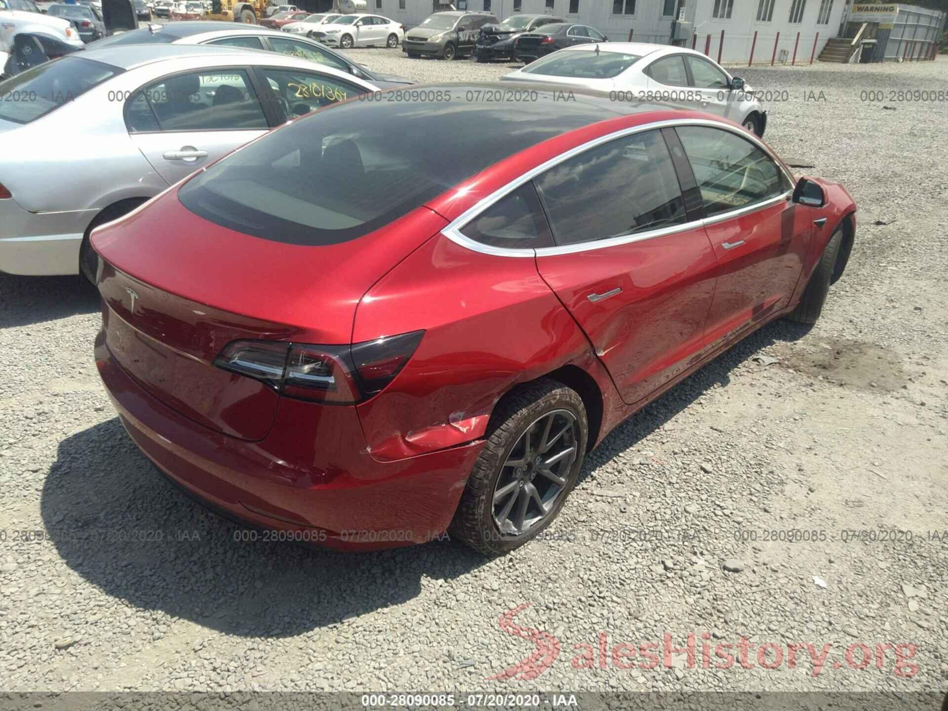 5YJ3E1EAXJF153820 2018 Tesla Model 3