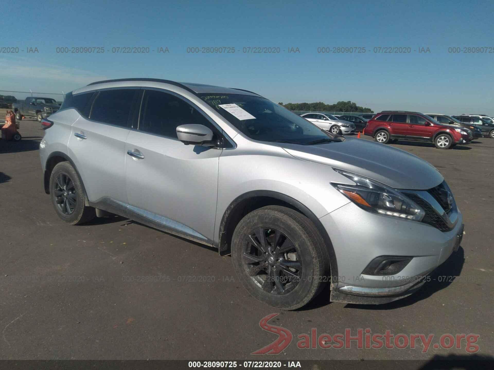 5N1AZ2MHXJN132401 2018 NISSAN MURANO