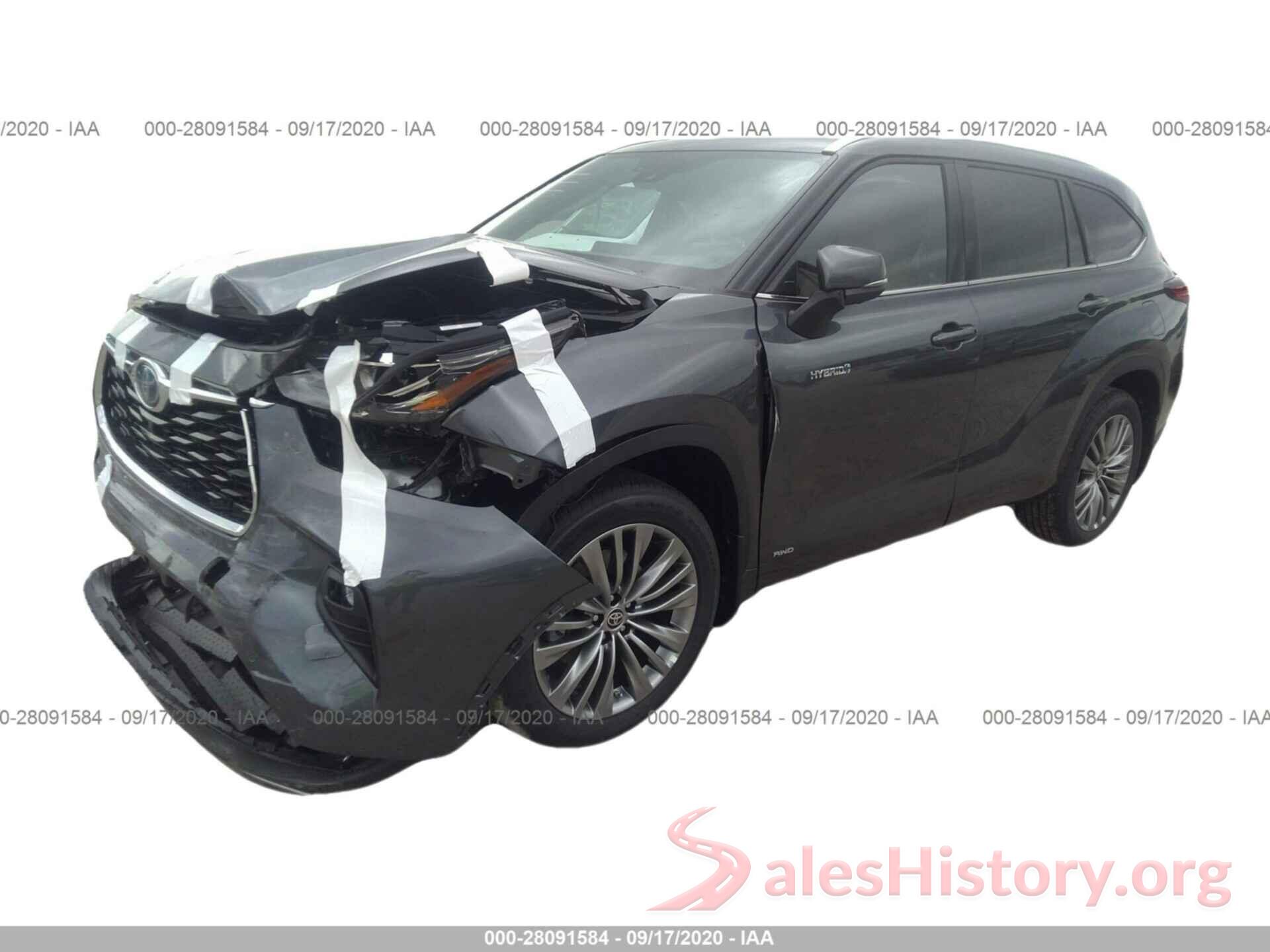 5TDEBRCHXLS007187 2020 TOYOTA HIGHLANDER