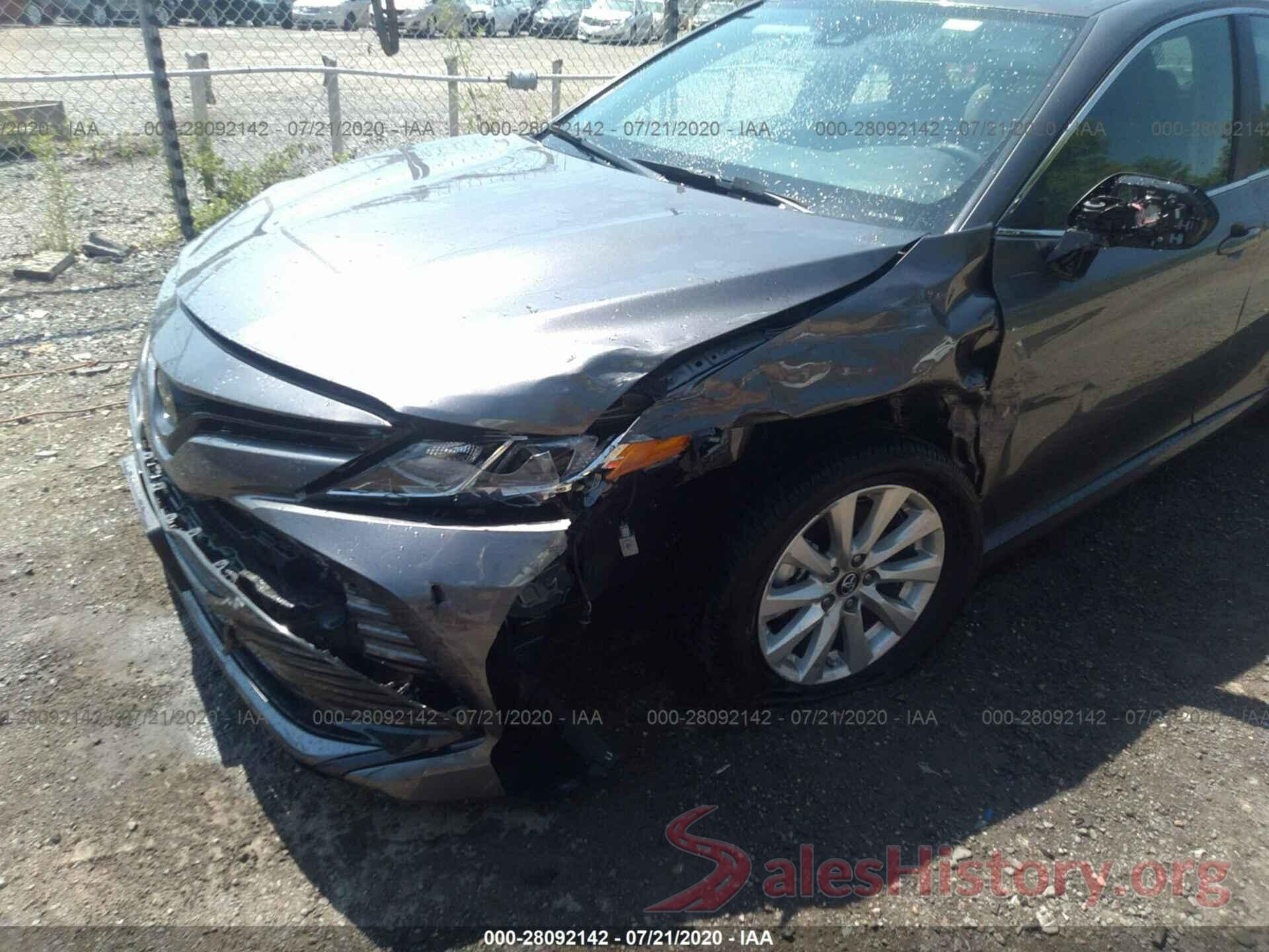 4T1B11HK1KU812531 2019 TOYOTA CAMRY