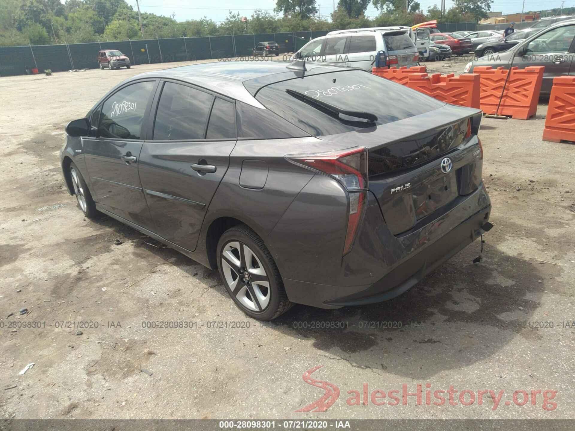 JTDKARFU0J3063619 2018 TOYOTA PRIUS