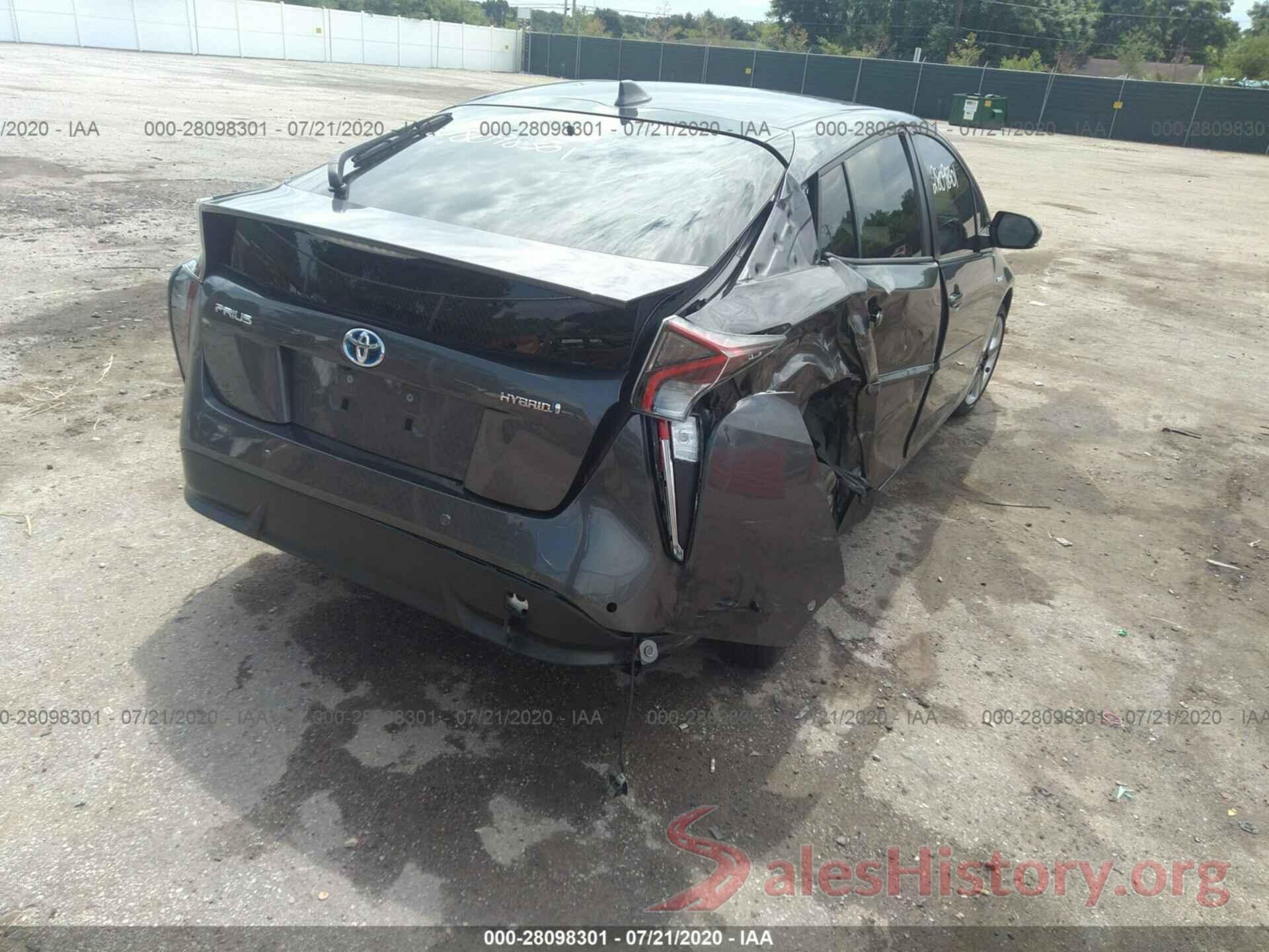 JTDKARFU0J3063619 2018 TOYOTA PRIUS