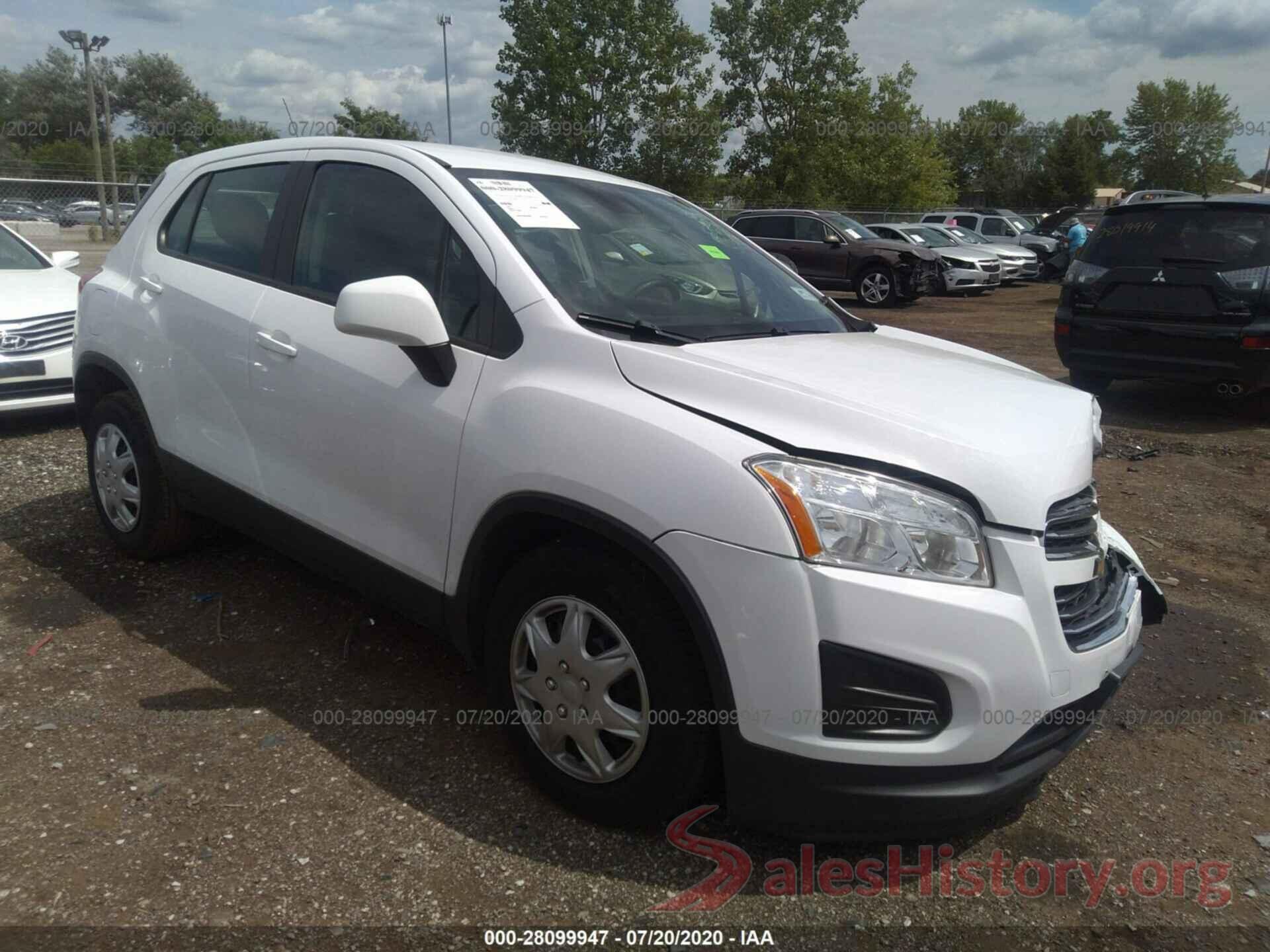 3GNCJKSB8GL253690 2016 Chevrolet Trax