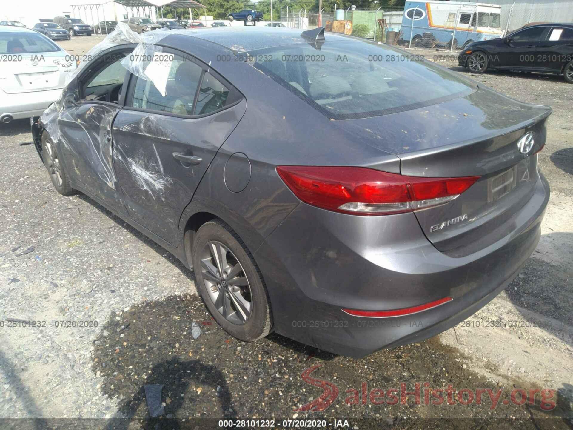 5NPD84LF3JH321634 2018 HYUNDAI ELANTRA