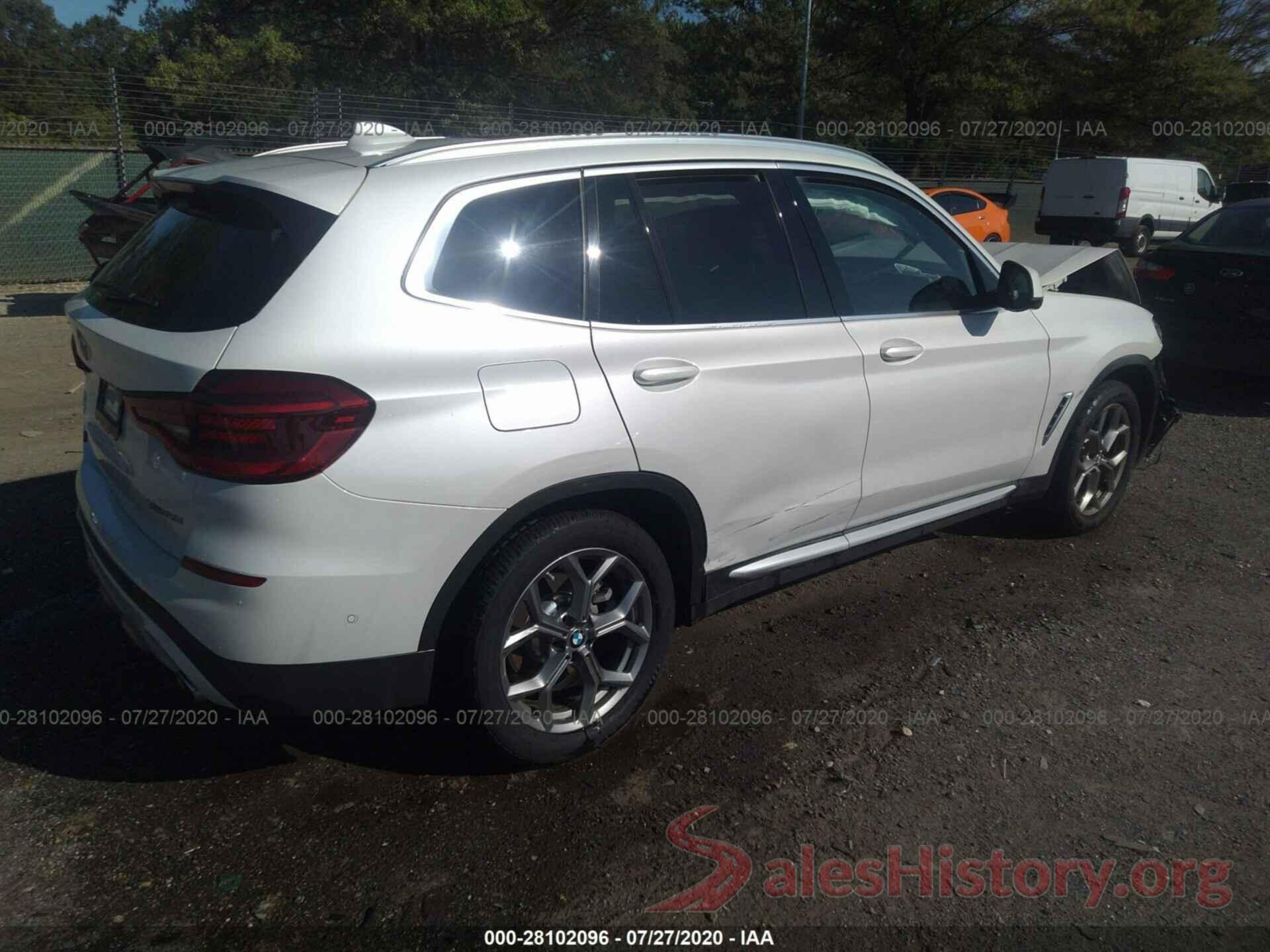 5UXTY5C02L9B01279 2020 BMW X3