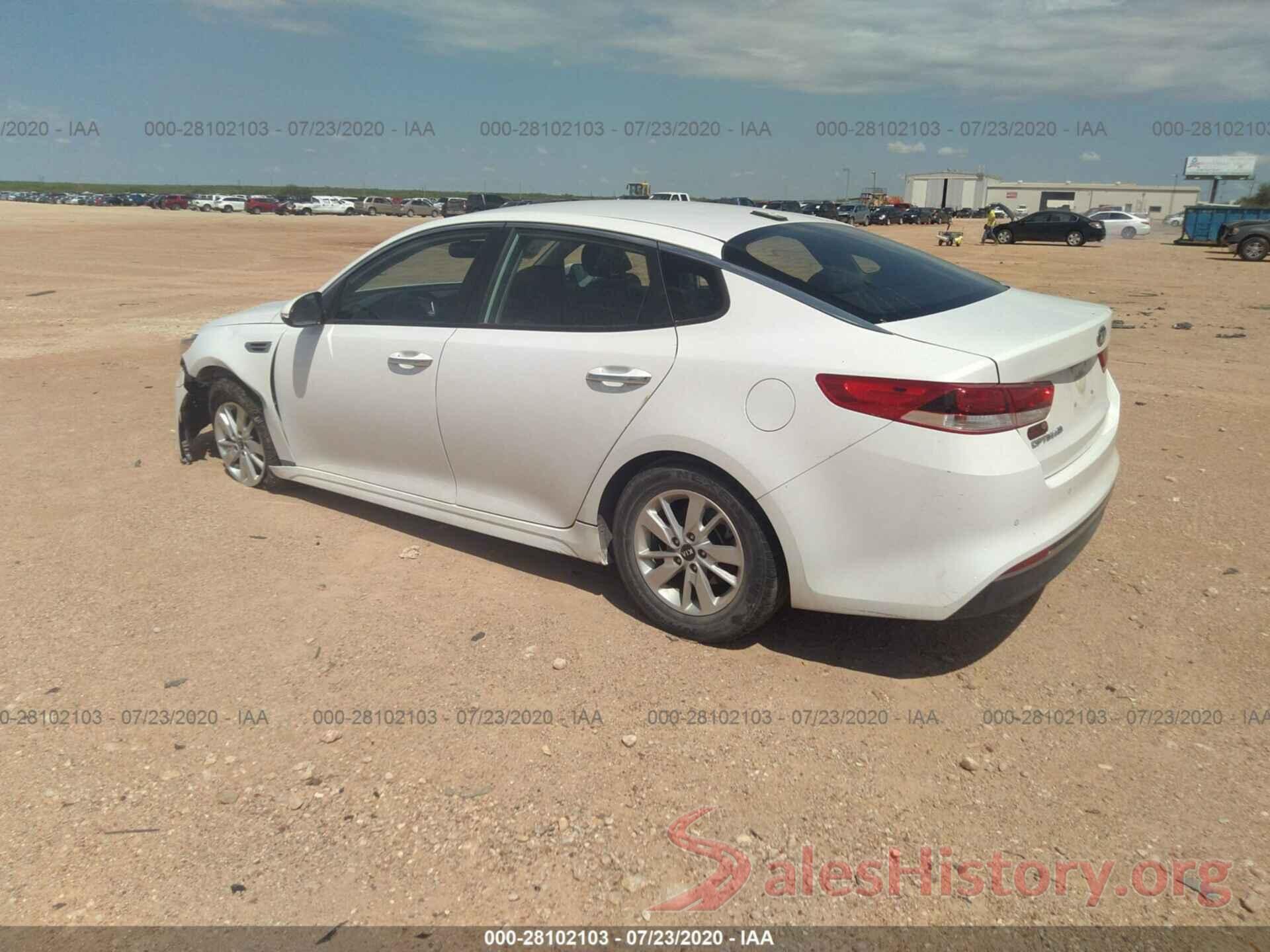 5XXGT4L33GG080664 2016 KIA OPTIMA