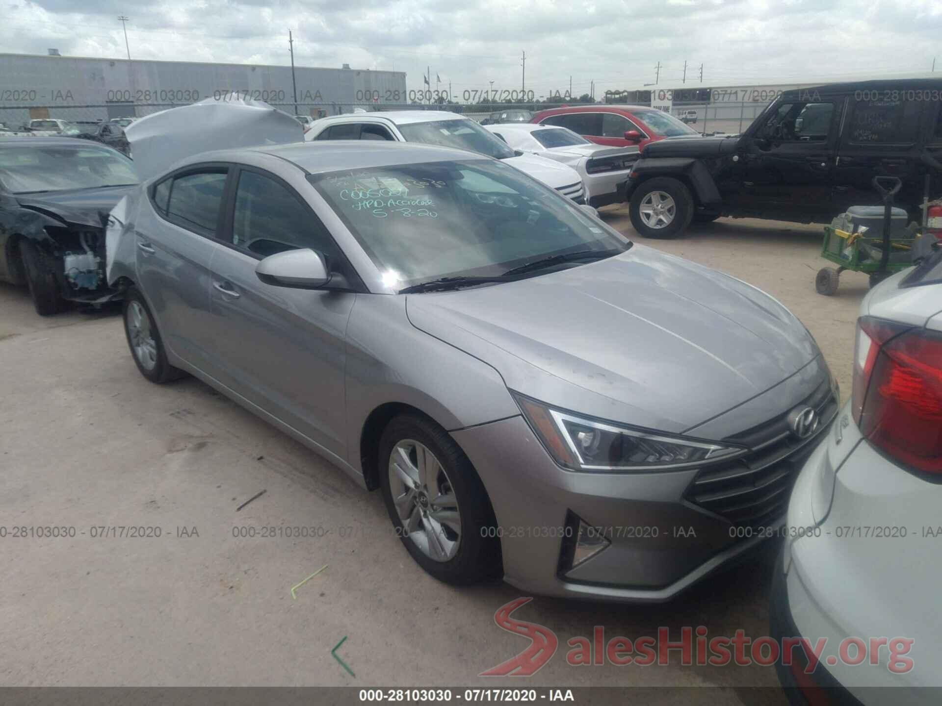 5NPD84LF0LH574798 2020 HYUNDAI ELANTRA