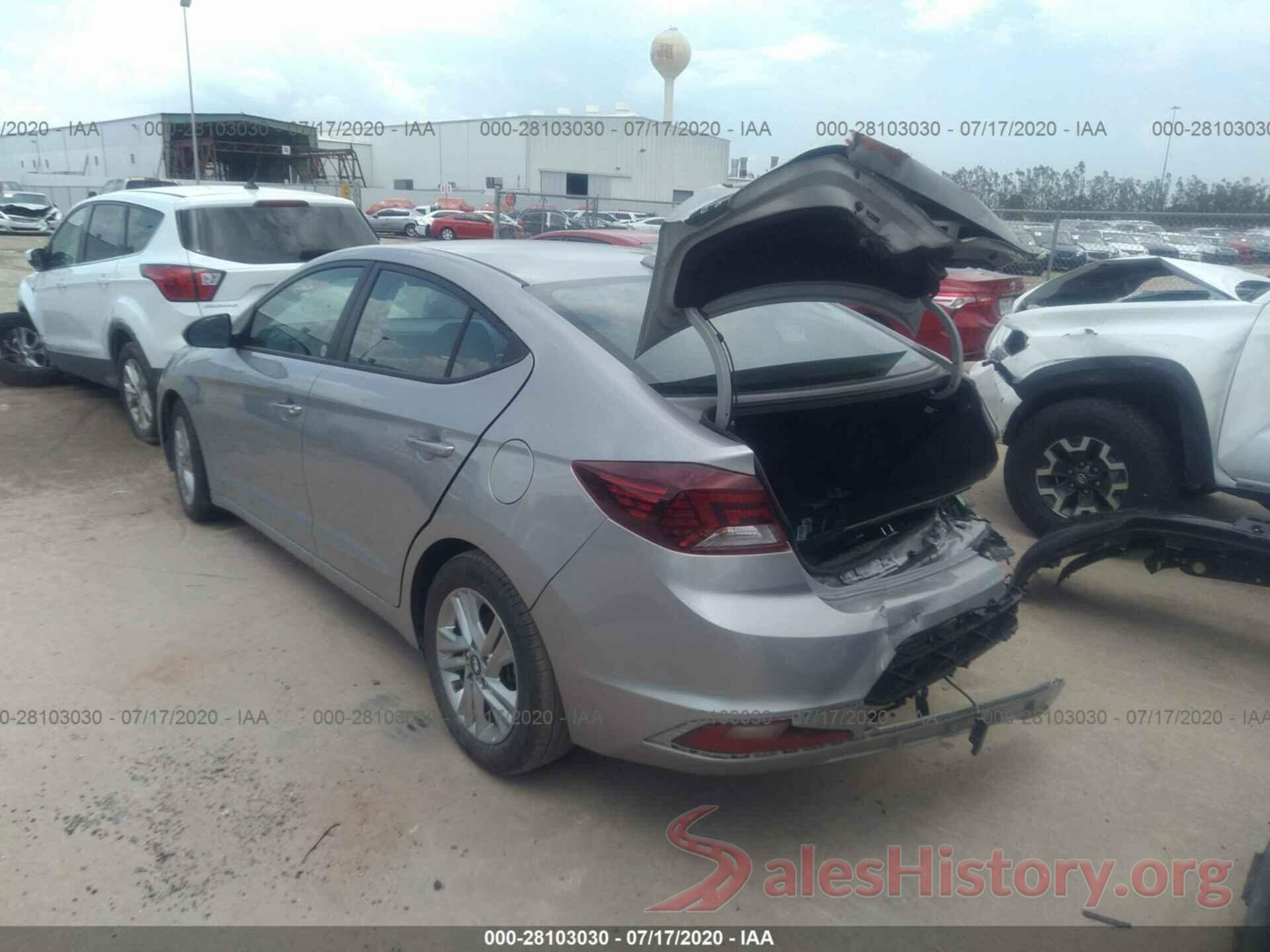 5NPD84LF0LH574798 2020 HYUNDAI ELANTRA