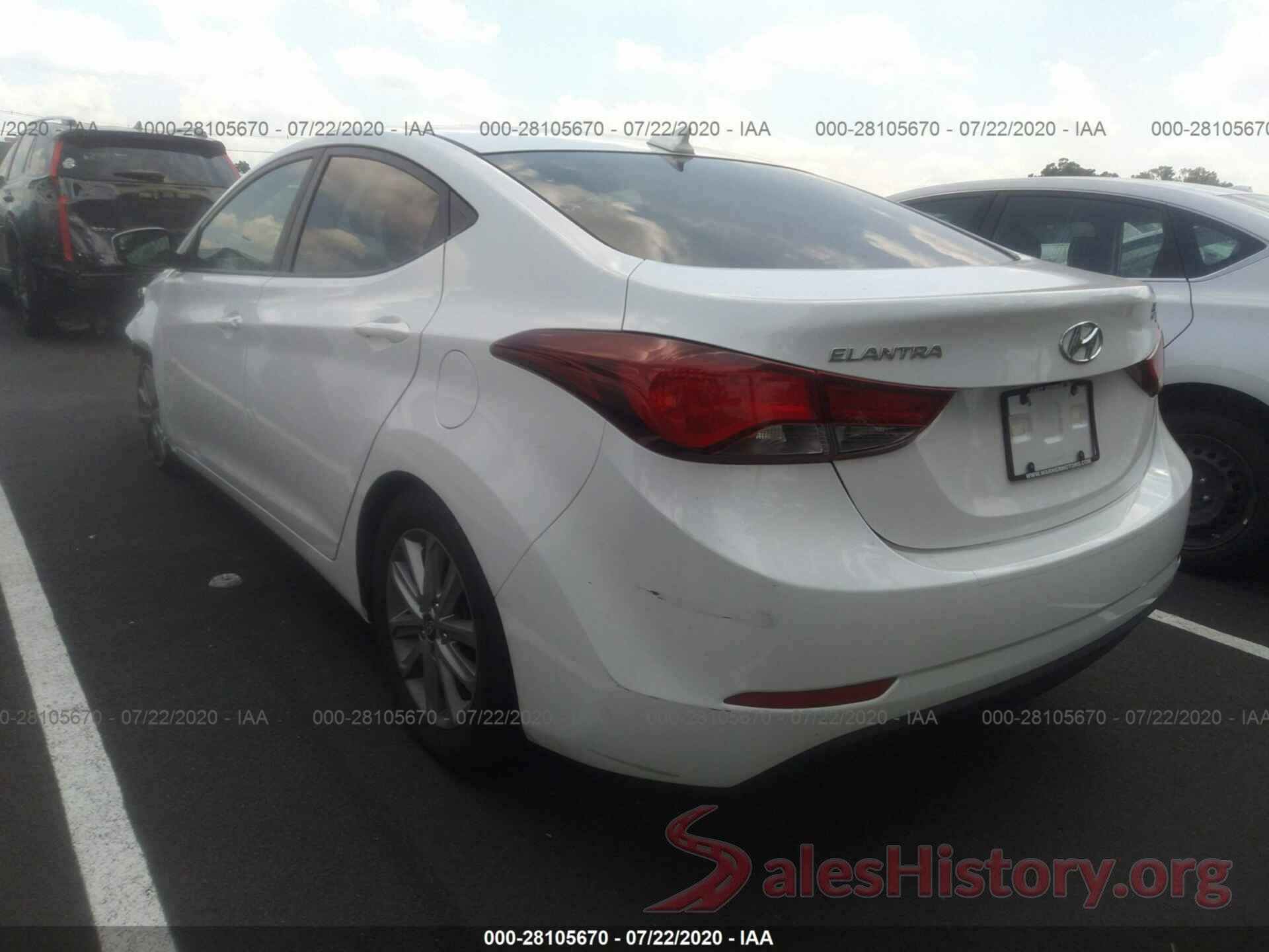 5NPDH4AE1GH680175 2016 Hyundai Elantra