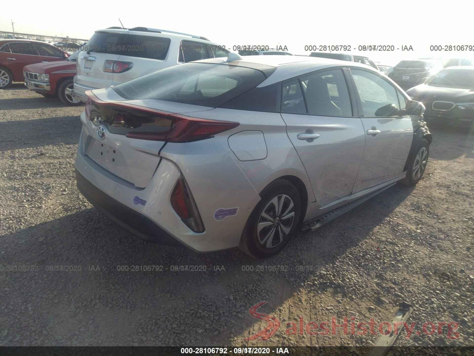 JTDKARFP3K3119631 2019 TOYOTA PRIUS PRIME