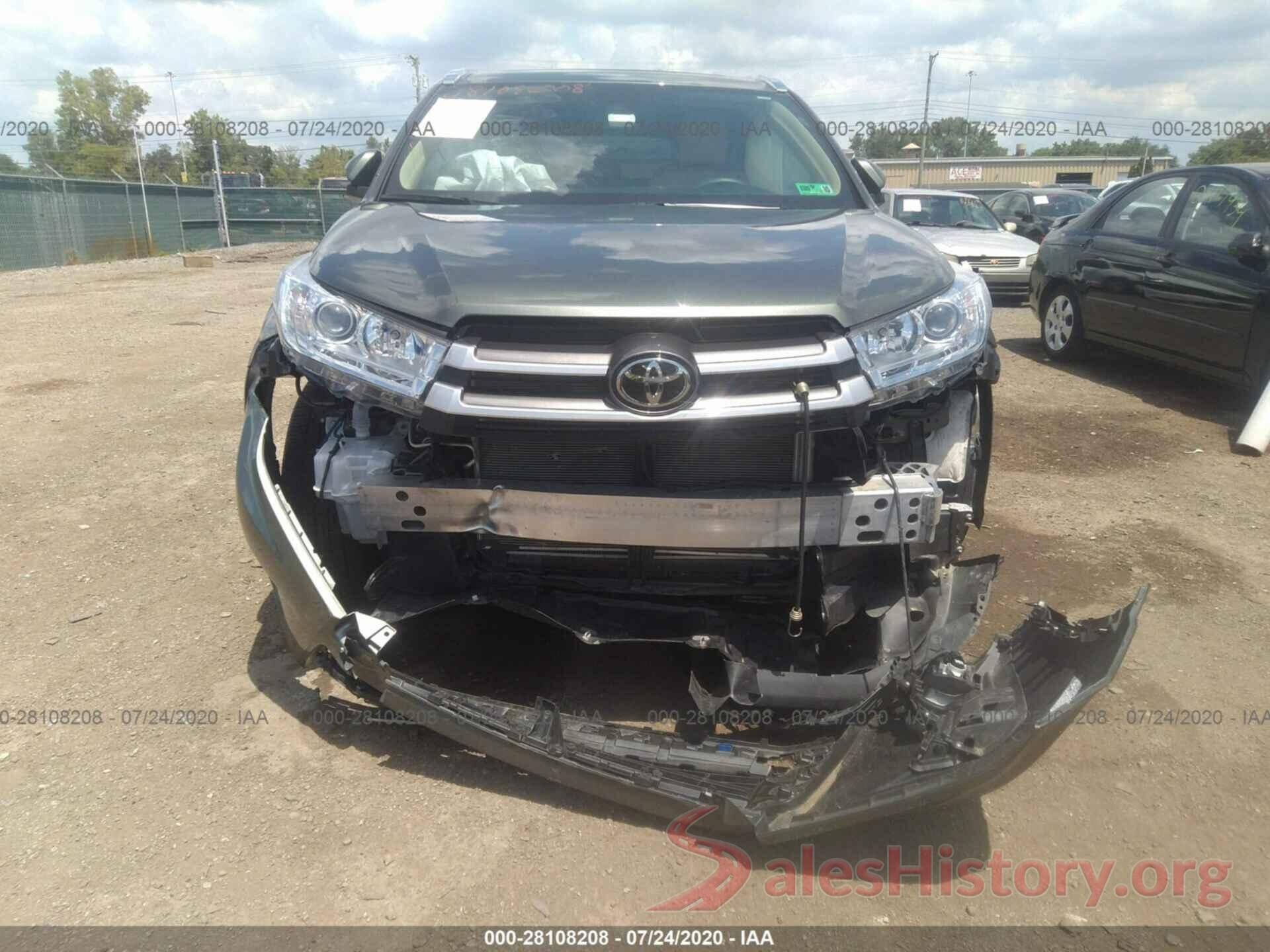 5TDJZRFH2KS990483 2019 TOYOTA HIGHLANDER