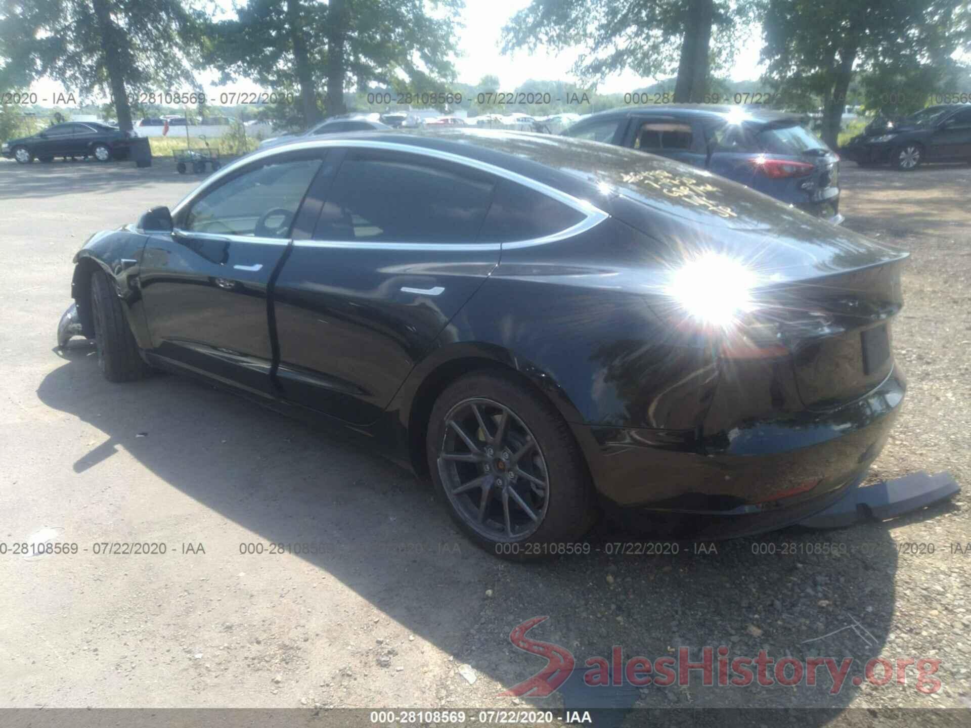 5YJ3E1EB7LF599838 2020 TESLA MODEL 3