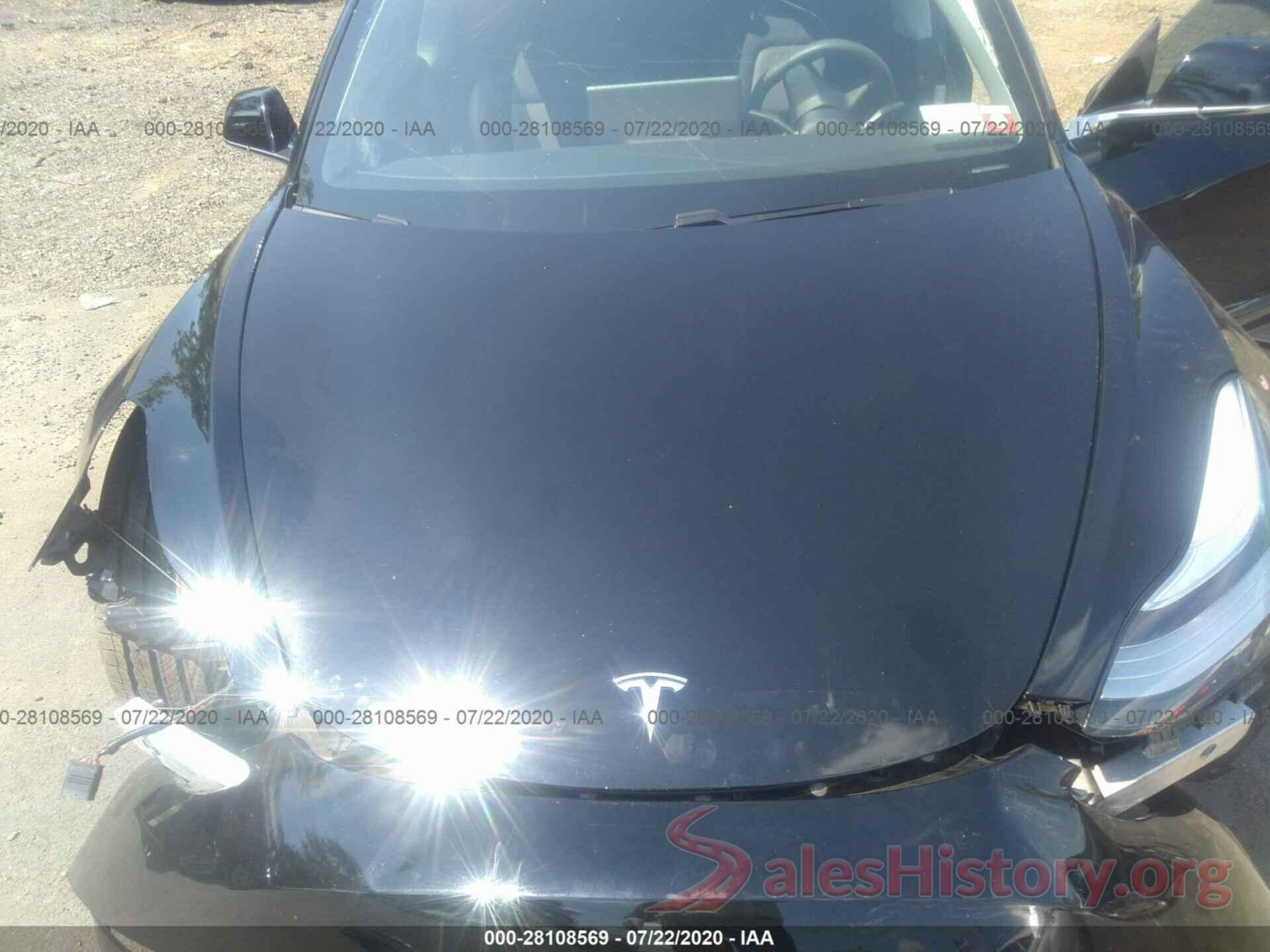 5YJ3E1EB7LF599838 2020 TESLA MODEL 3