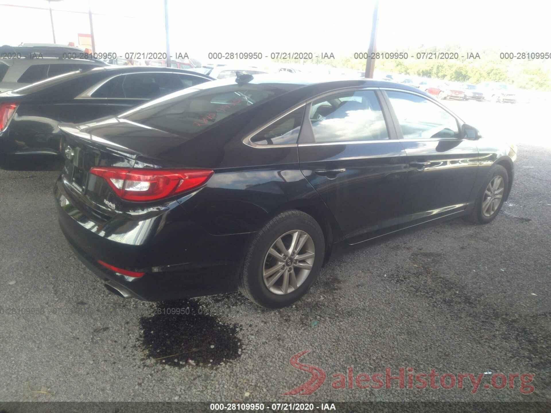 5NPE24AF1HH537405 2017 Hyundai Sonata