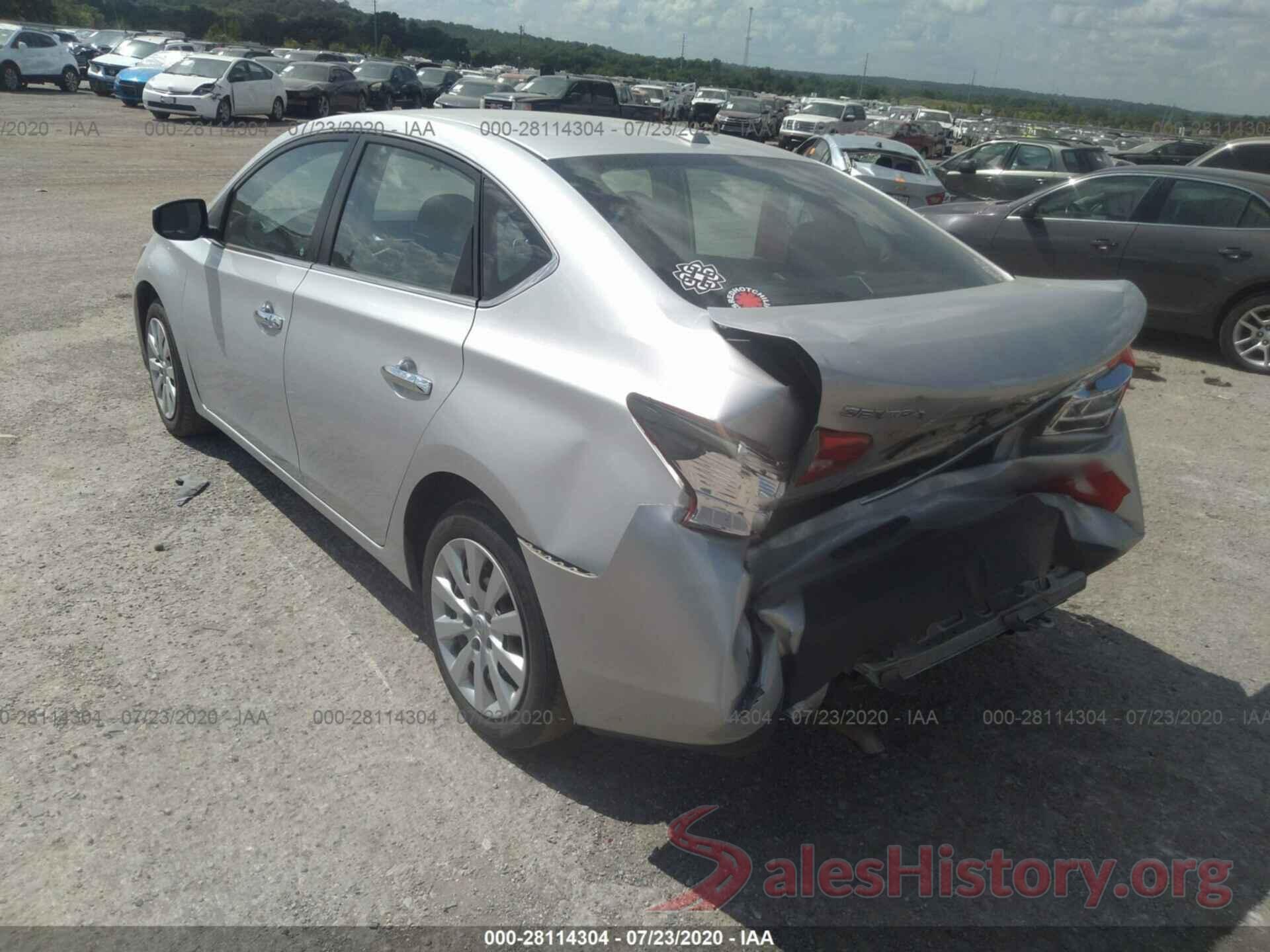 3N1AB7AP4HL675077 2017 NISSAN SENTRA