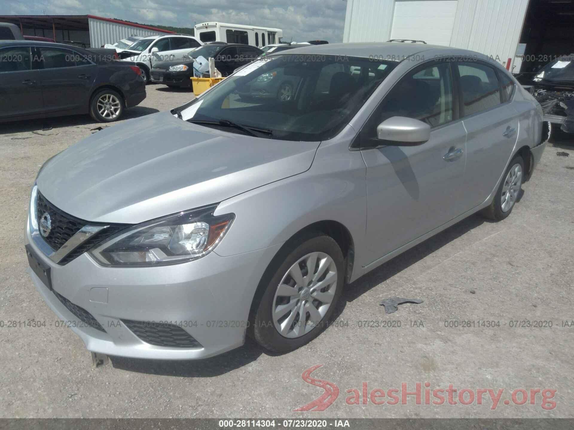 3N1AB7AP4HL675077 2017 NISSAN SENTRA