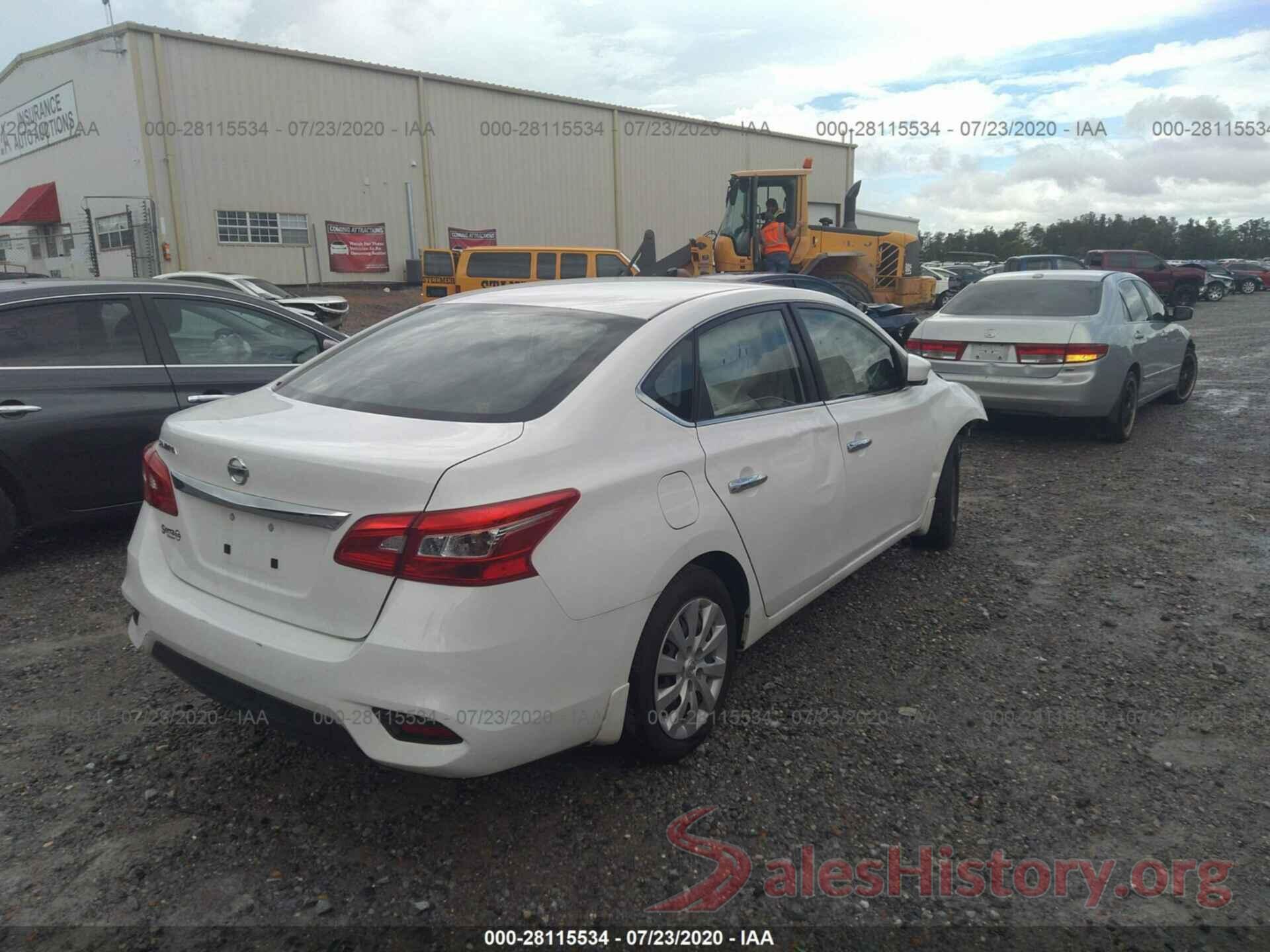 3N1AB7AP2KY393370 2019 NISSAN SENTRA