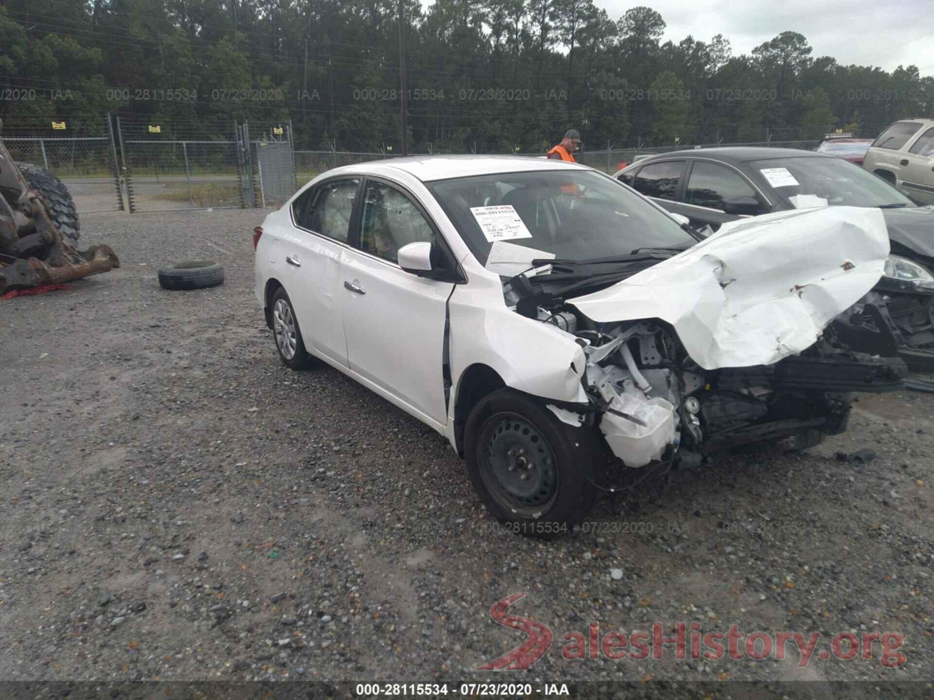 3N1AB7AP2KY393370 2019 NISSAN SENTRA