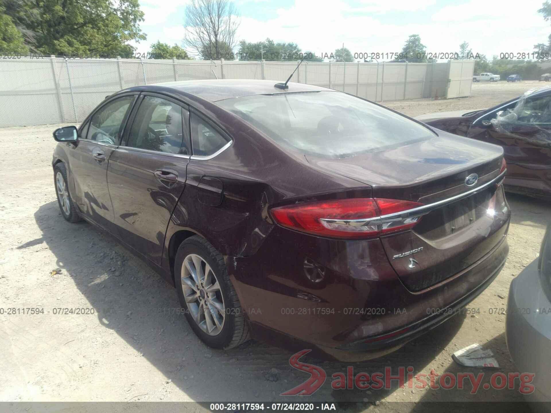 3FA6P0HD9HR292049 2017 FORD FUSION