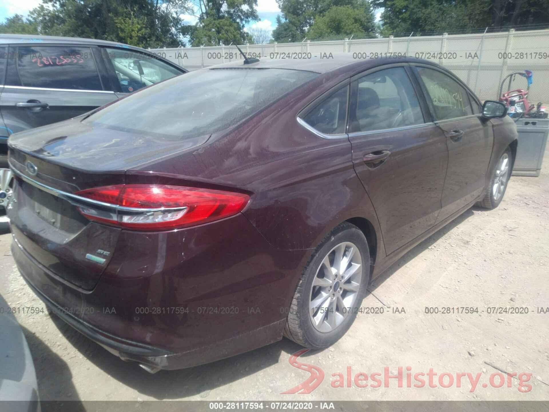 3FA6P0HD9HR292049 2017 FORD FUSION