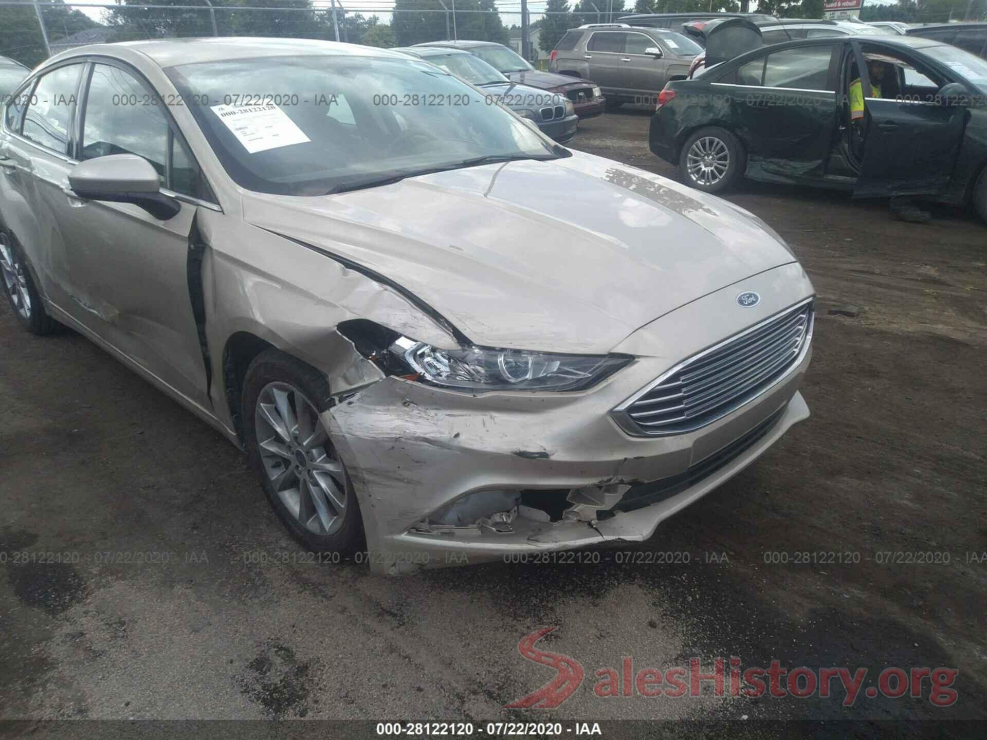 3FA6P0HD1HR353507 2017 FORD FUSION