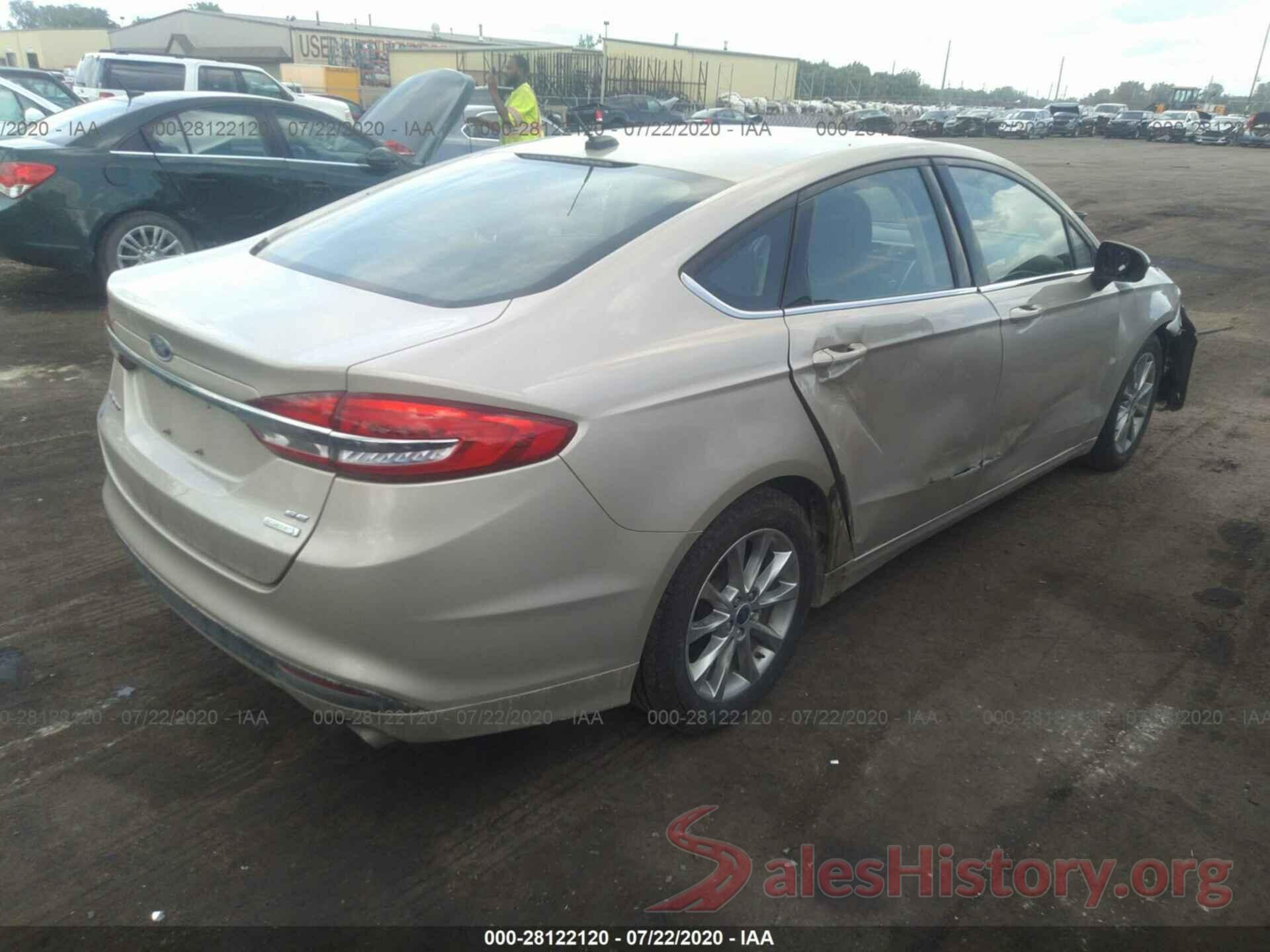 3FA6P0HD1HR353507 2017 FORD FUSION