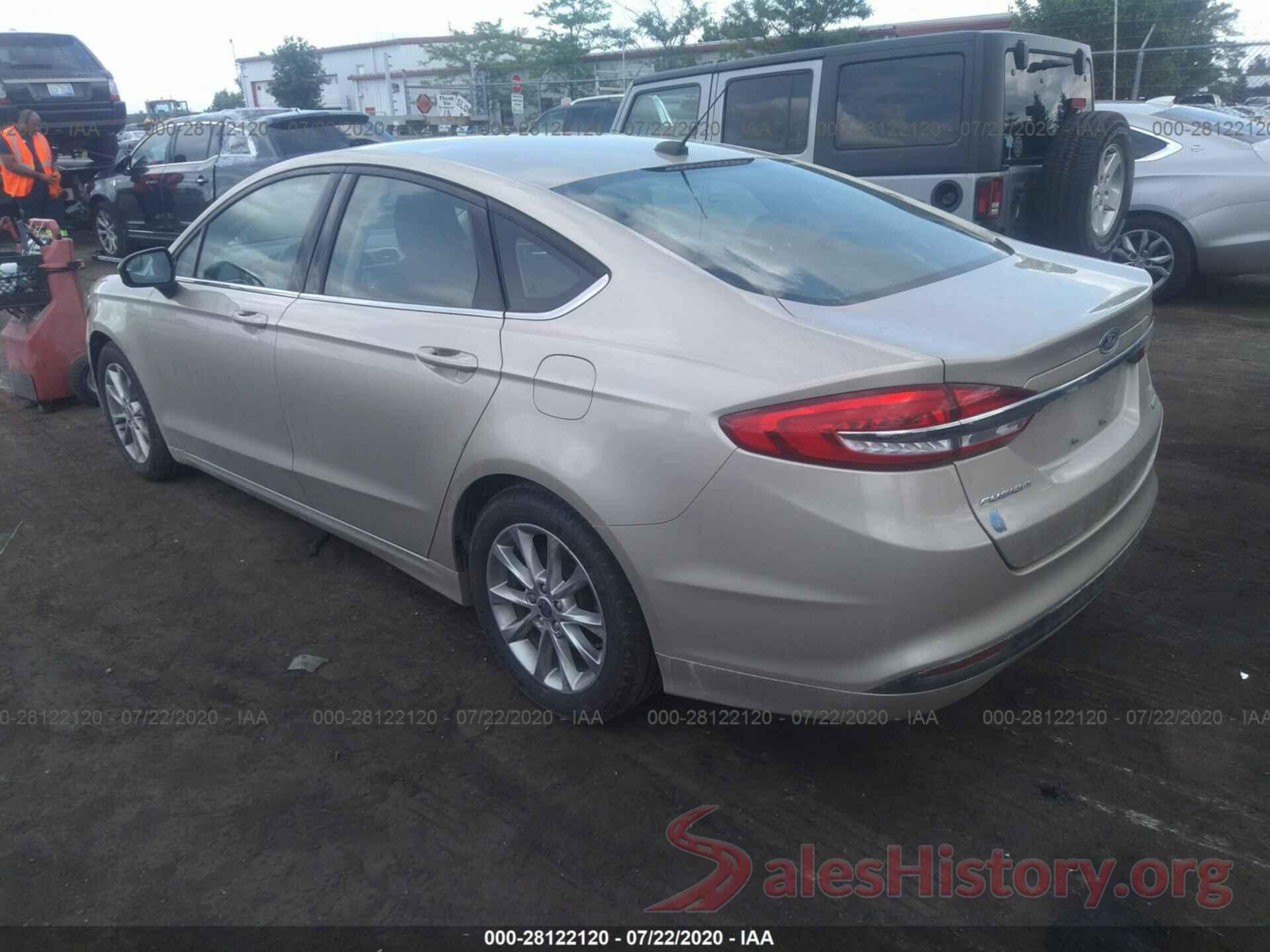 3FA6P0HD1HR353507 2017 FORD FUSION