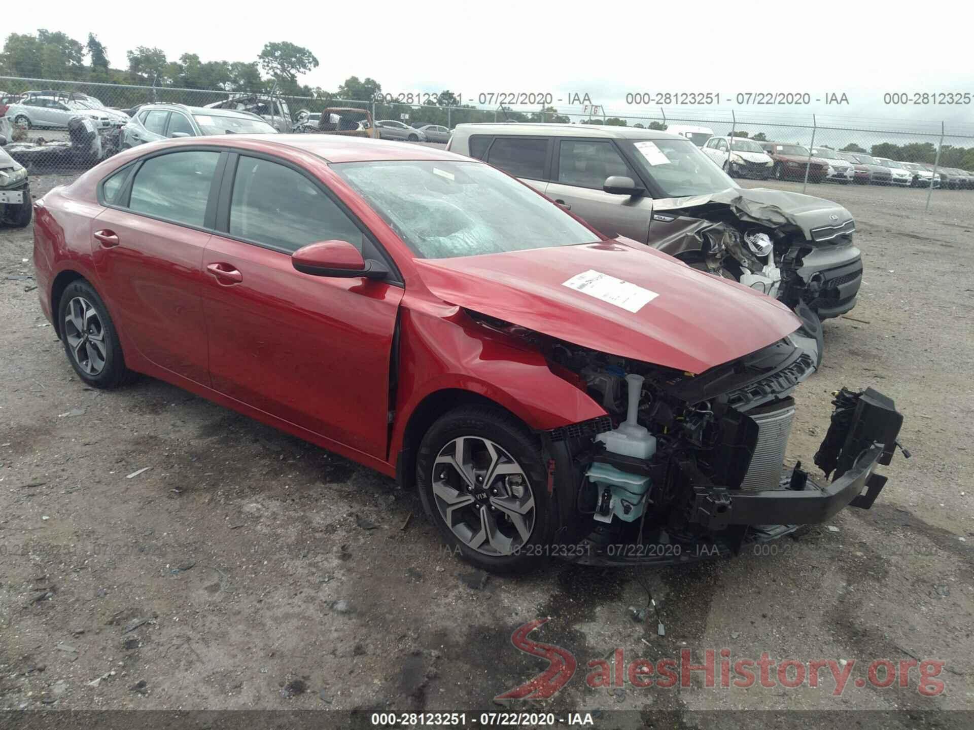 3KPF24AD5LE187583 2020 KIA FORTE