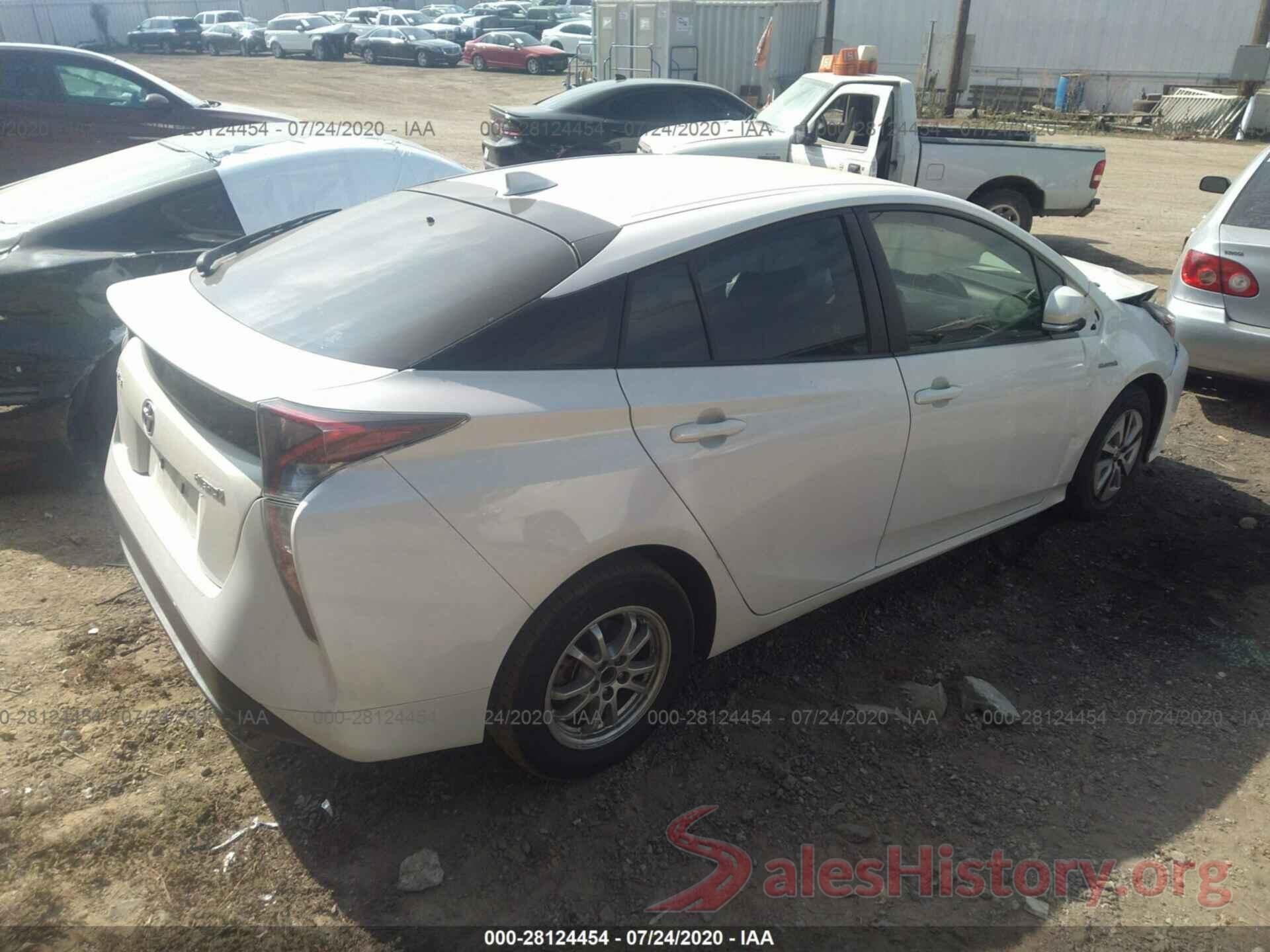 JTDKARFU3G3003861 2016 TOYOTA PRIUS