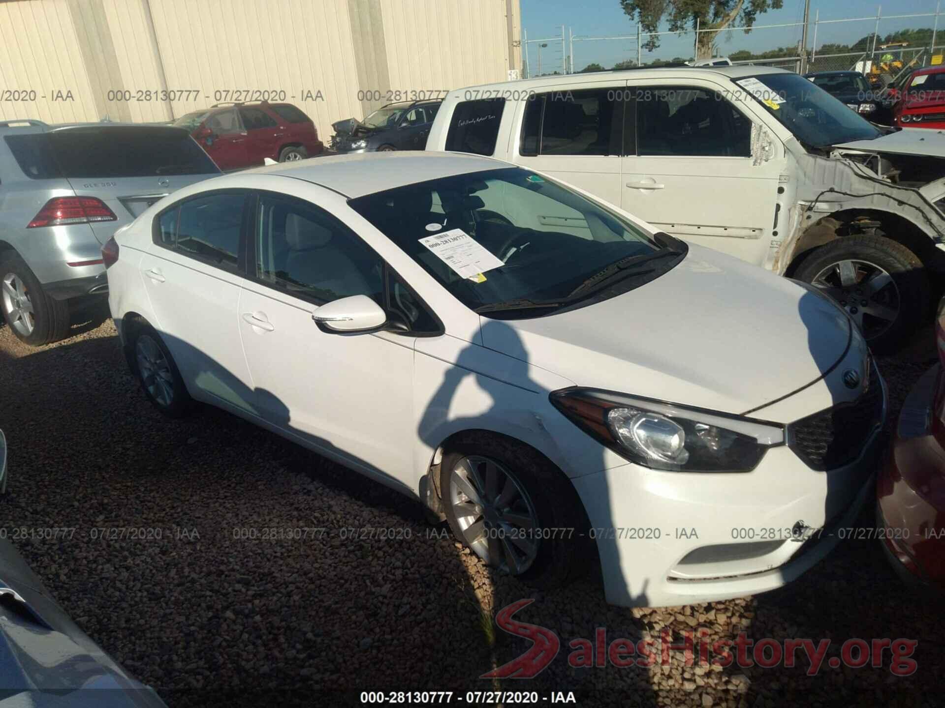 KNAFX4A68G5480735 2016 KIA FORTE