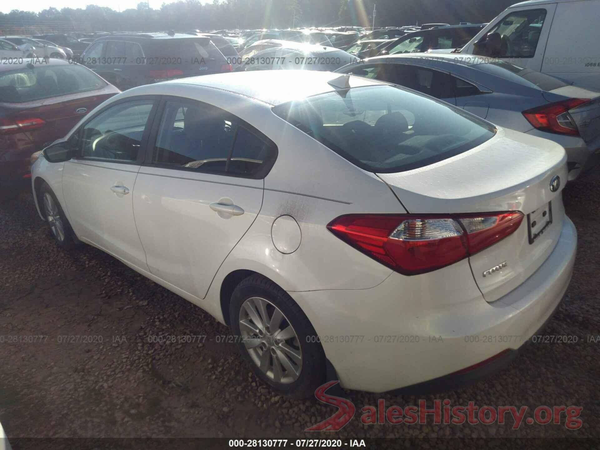 KNAFX4A68G5480735 2016 KIA FORTE