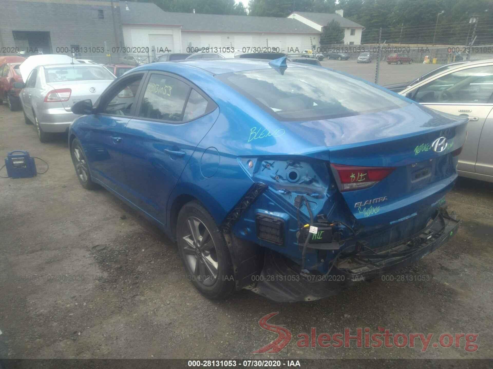 5NPD84LF6HH050725 2017 HYUNDAI ELANTRA