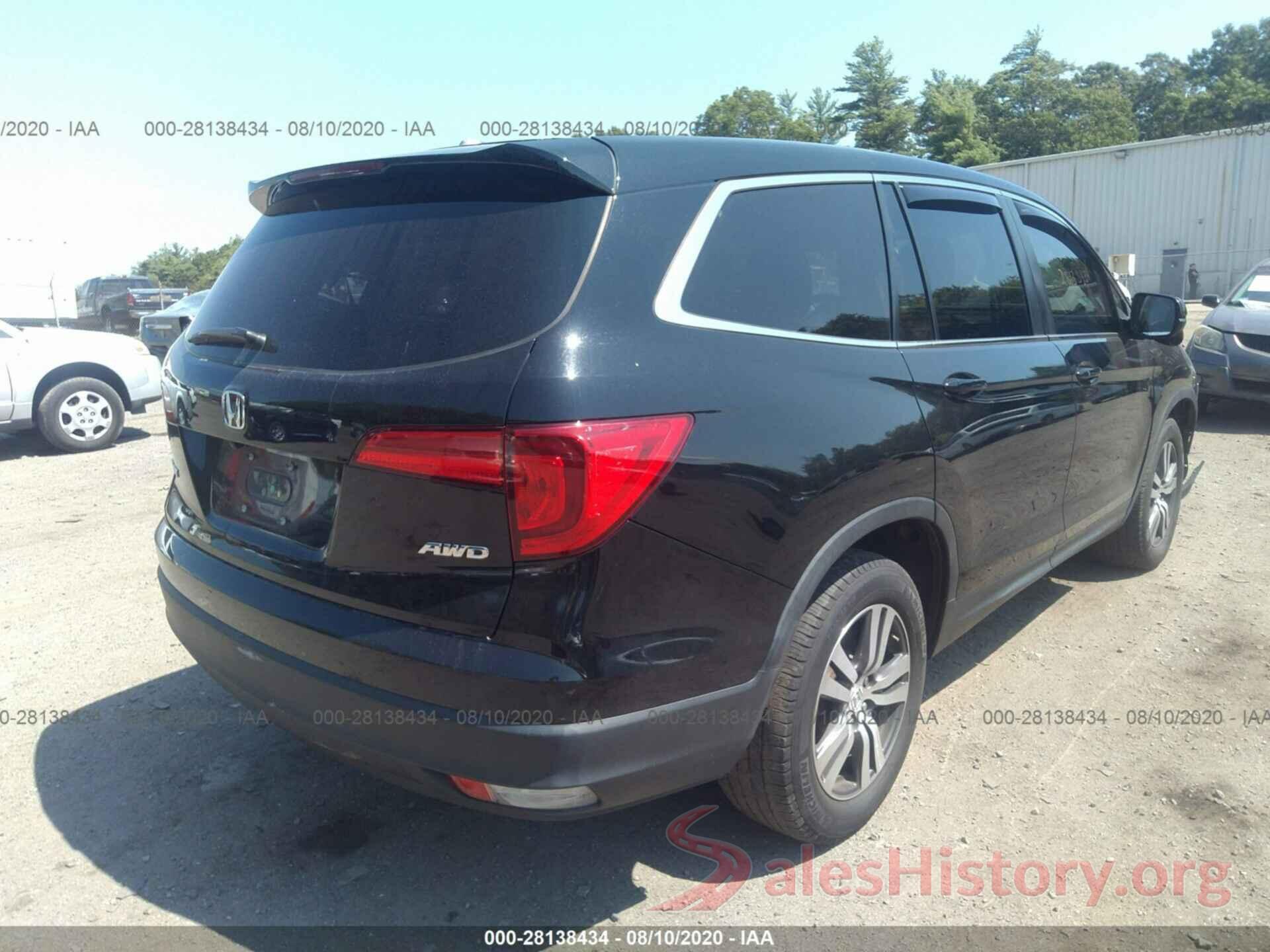 5FNYF6H37GB083280 2016 HONDA PILOT