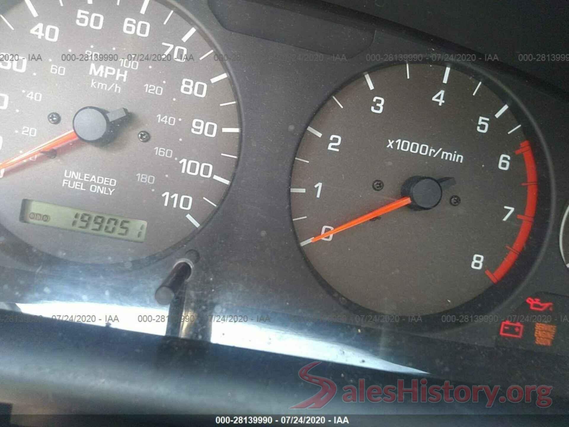 5YFBURHE9JP831604 2000 NISSAN XTERRA