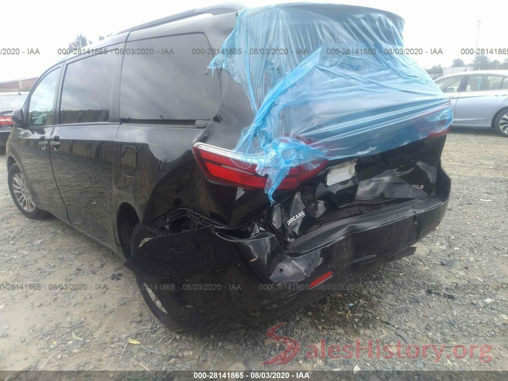 5TDYZ3DC3HS821875 2017 TOYOTA SIENNA