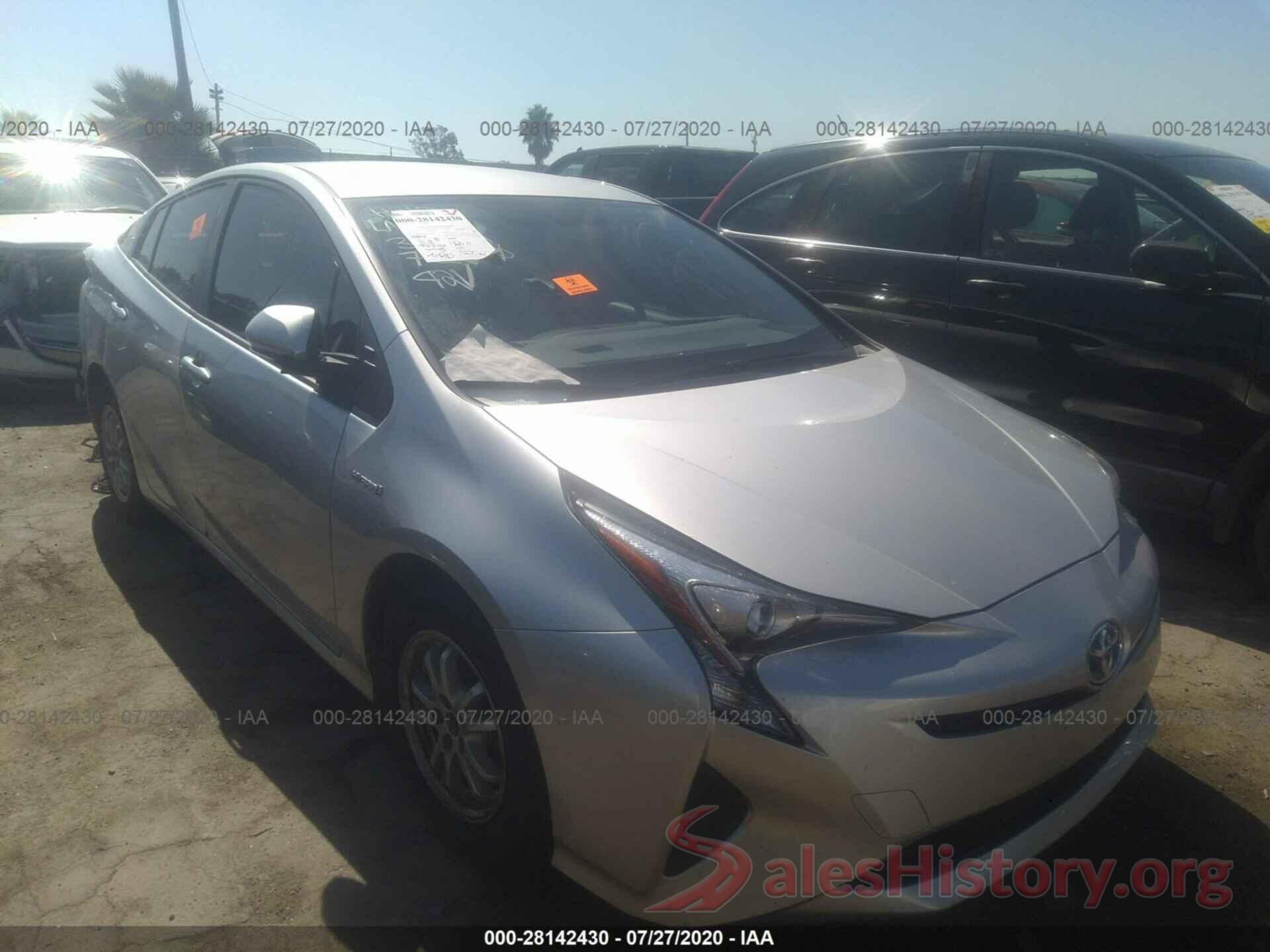 JTDKBRFU0G3010263 2016 TOYOTA PRIUS