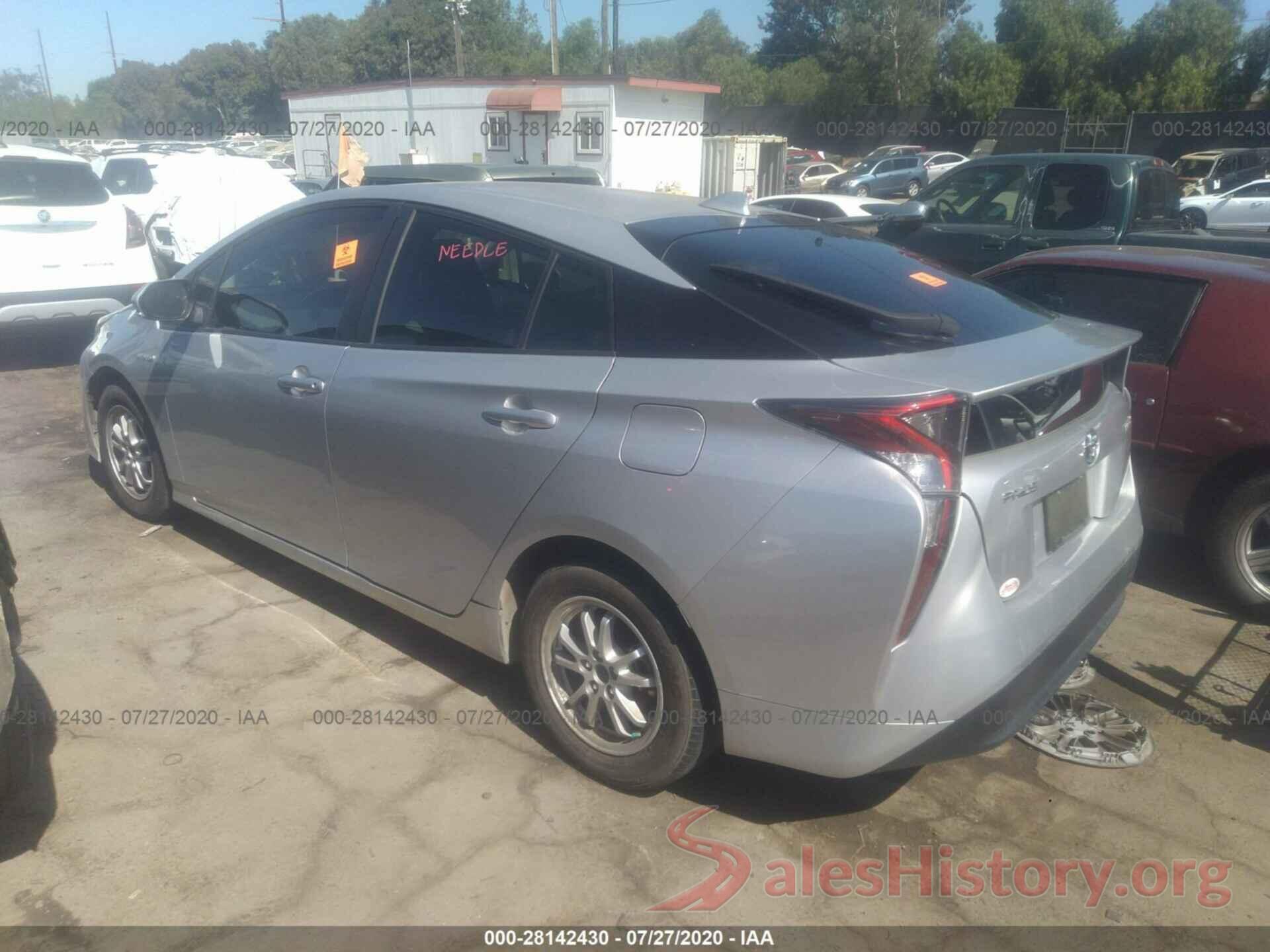 JTDKBRFU0G3010263 2016 TOYOTA PRIUS