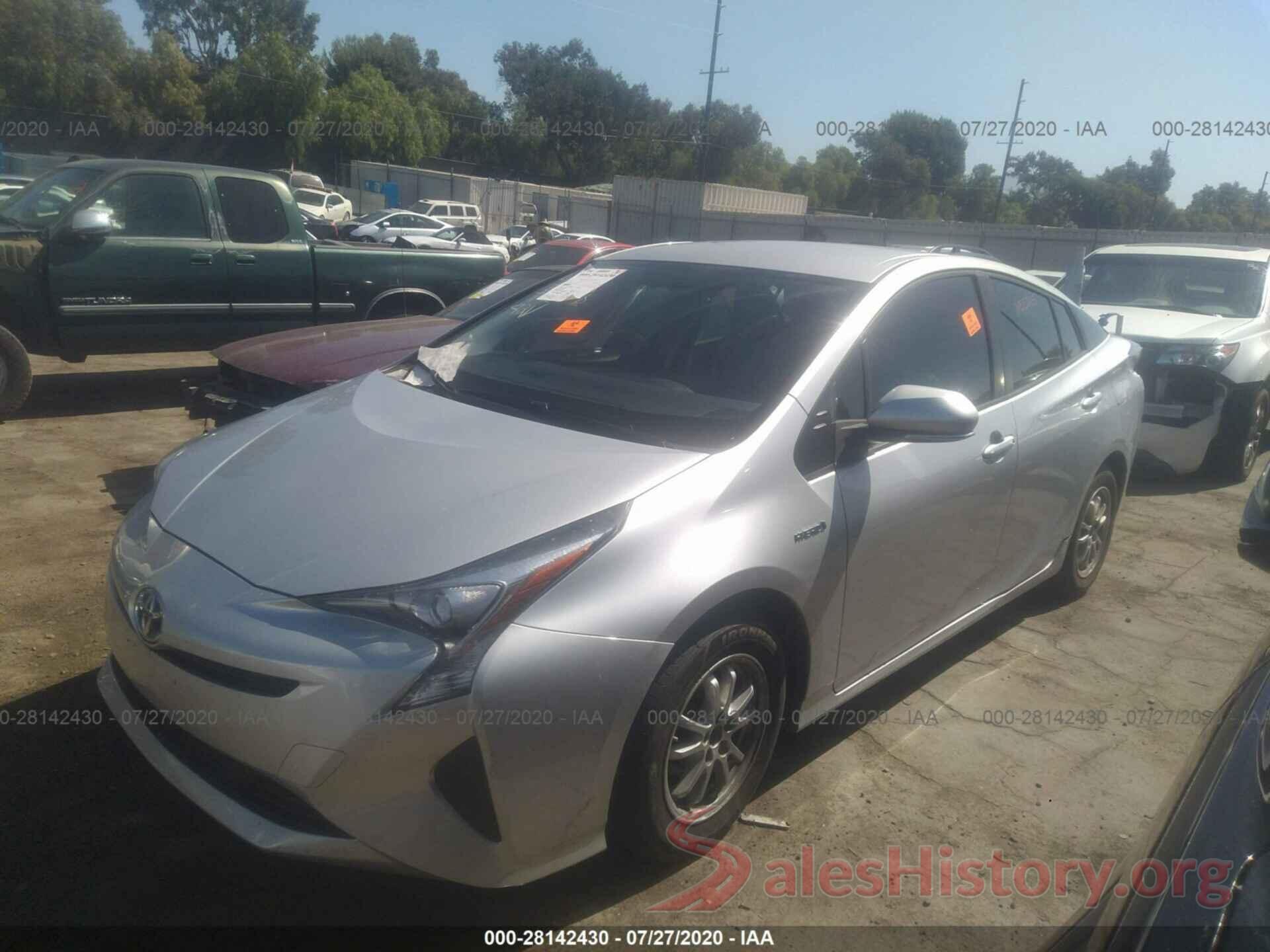 JTDKBRFU0G3010263 2016 TOYOTA PRIUS